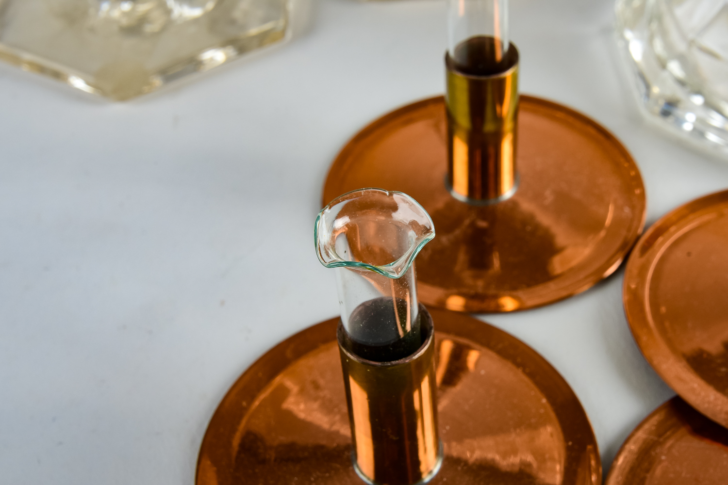 Glass Candle Holders and Accessories