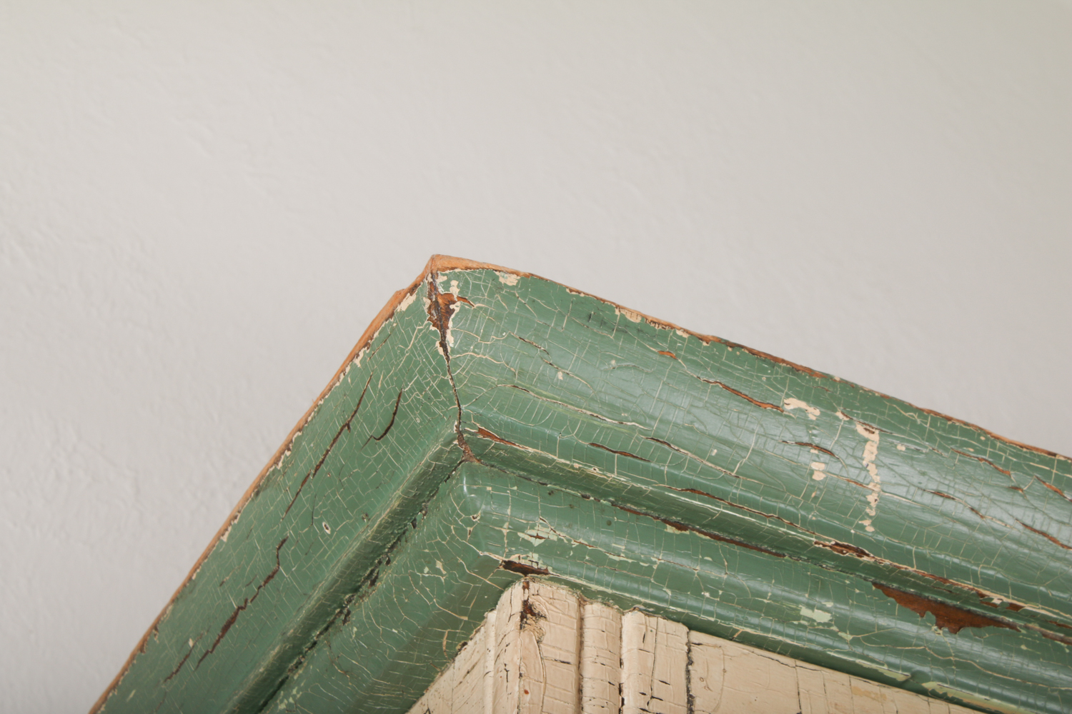 Antique Victorian Painted Hutch