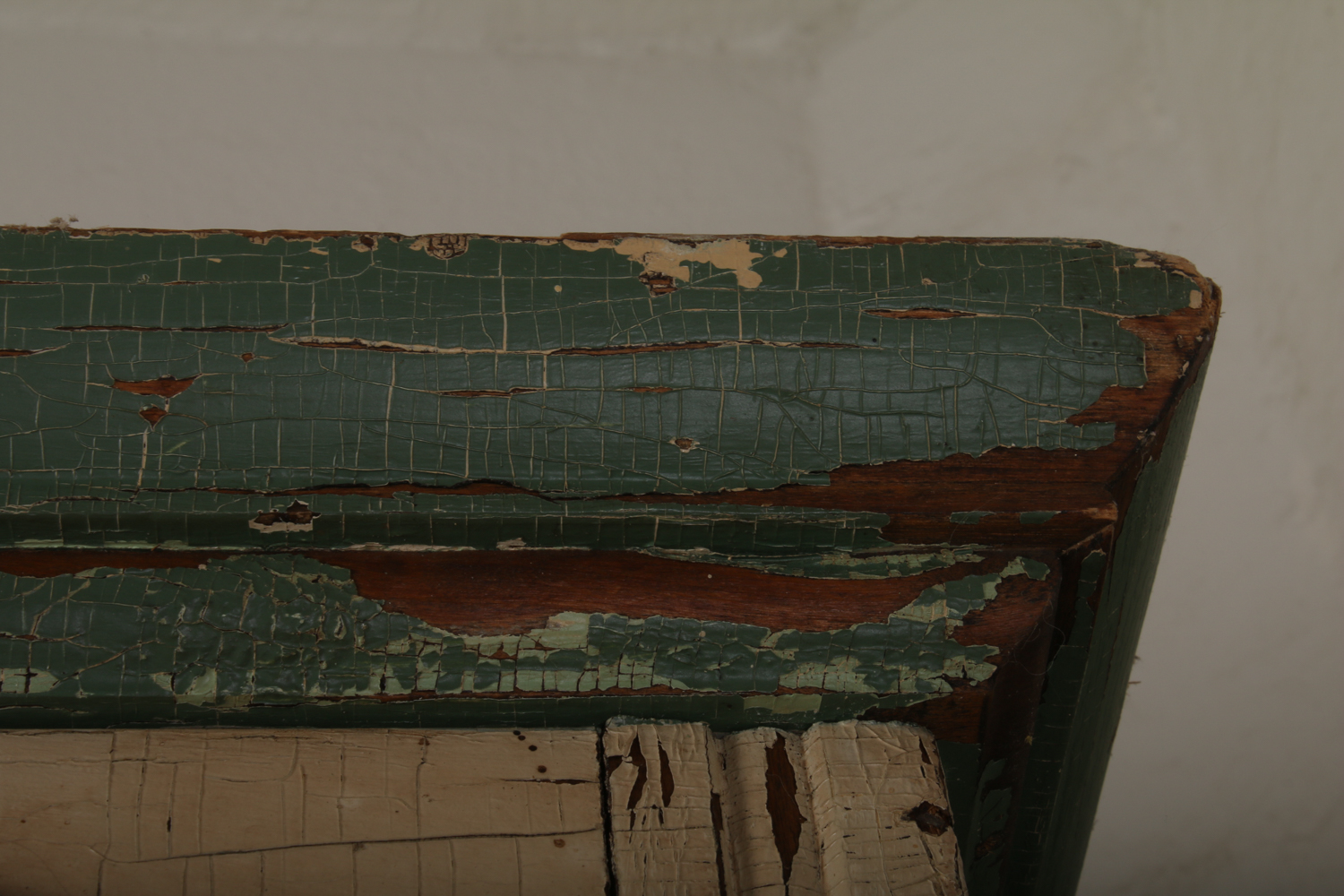 Antique Victorian Painted Hutch