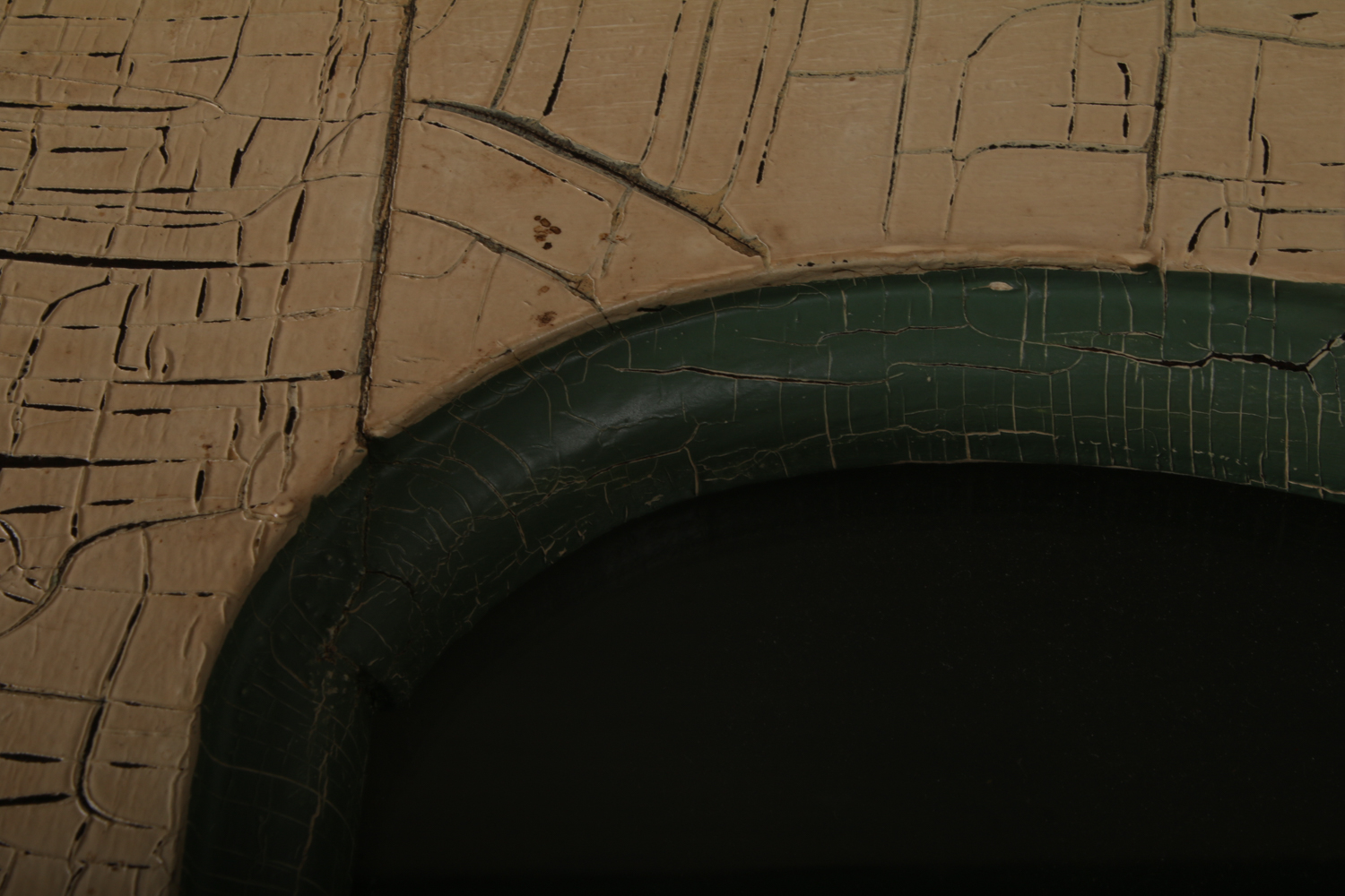 Antique Victorian Painted Hutch