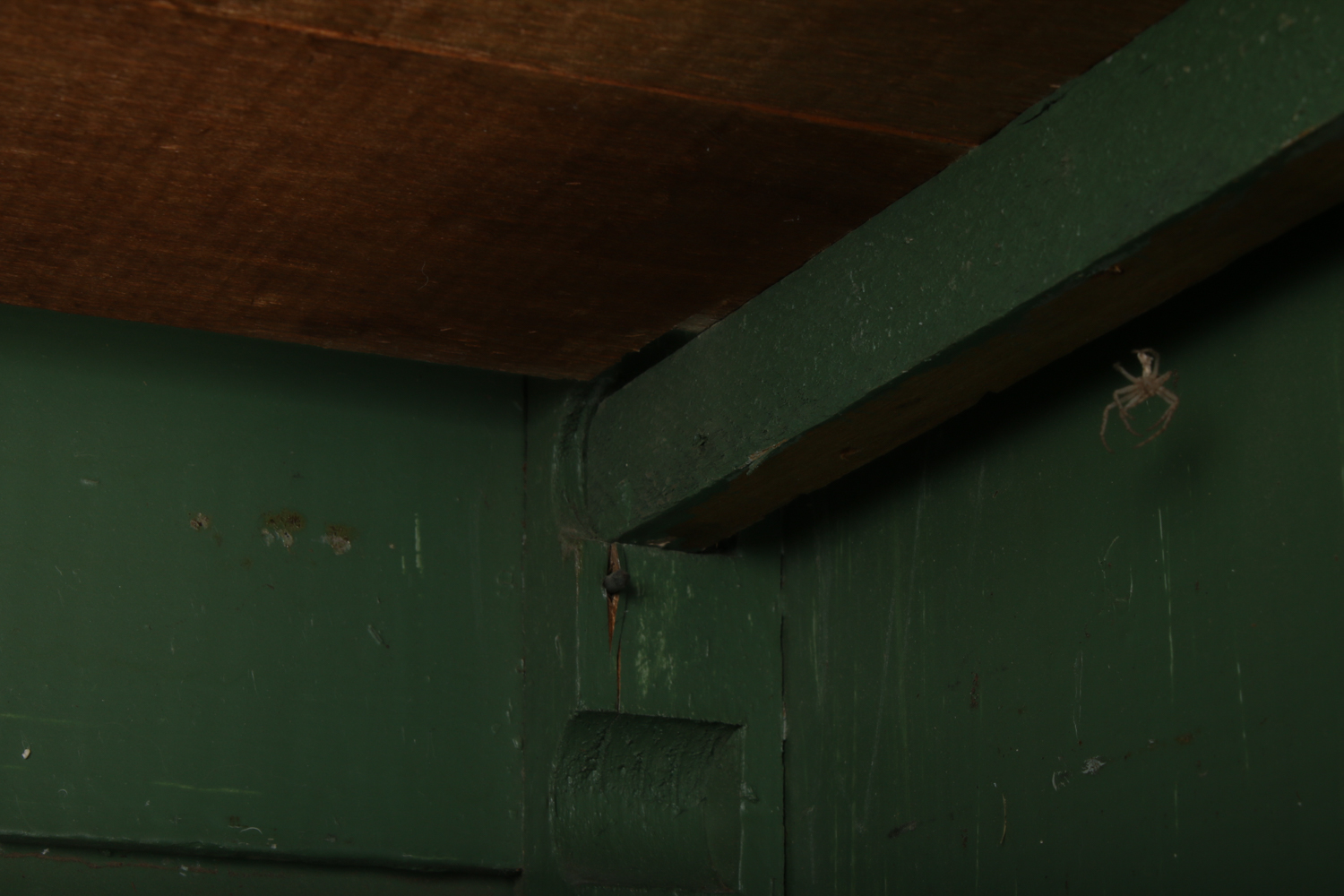 Antique Victorian Painted Hutch