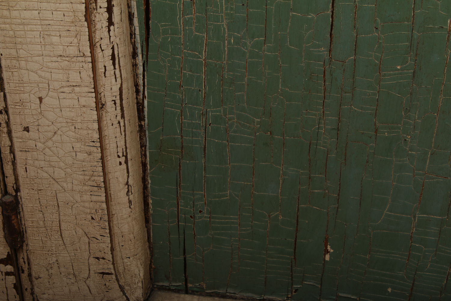 Antique Victorian Painted Hutch