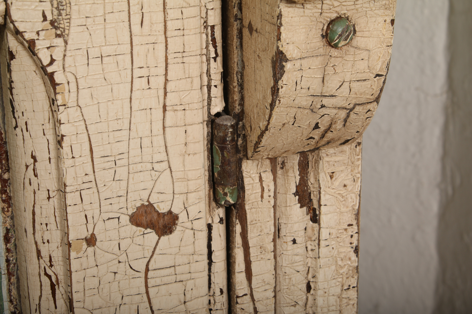 Antique Victorian Painted Hutch