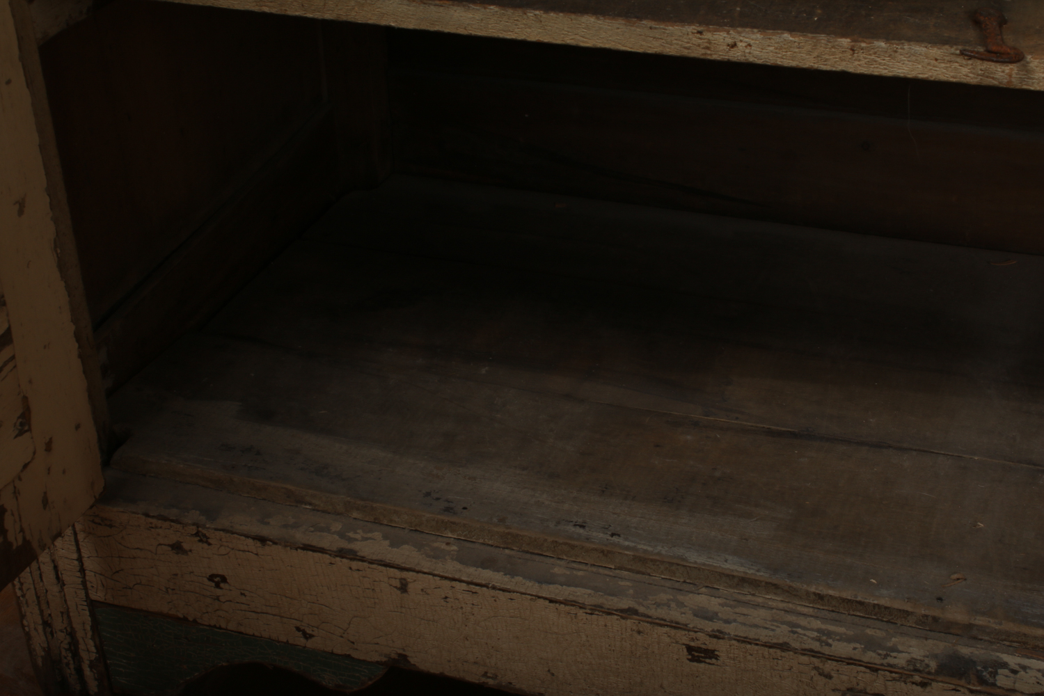 Antique Victorian Painted Hutch