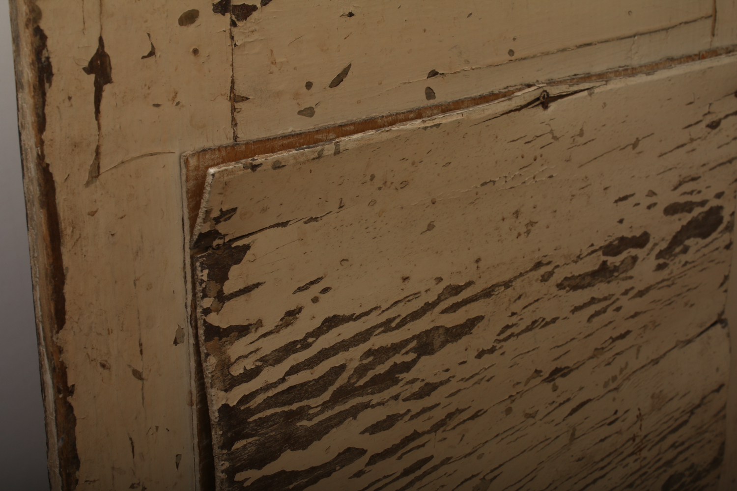 Antique Victorian Painted Hutch