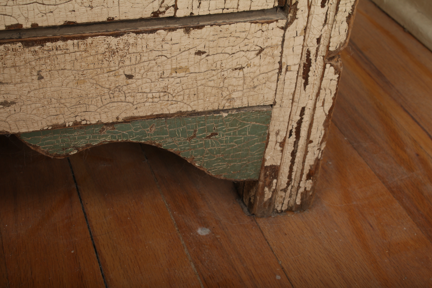 Antique Victorian Painted Hutch