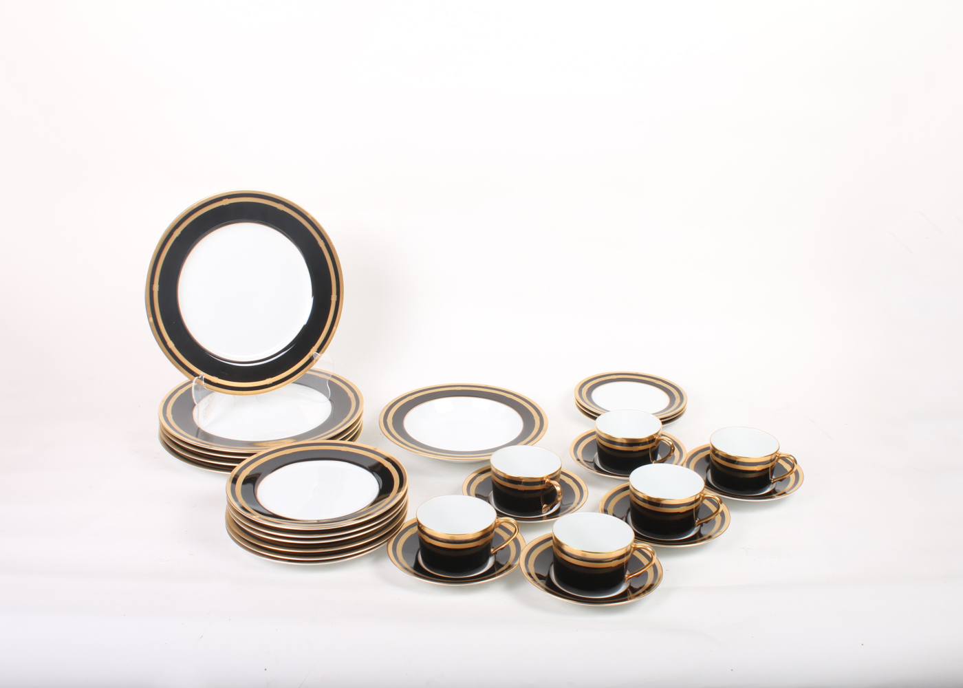 Set of Christian Dior "Guadron Onyx" Fine China