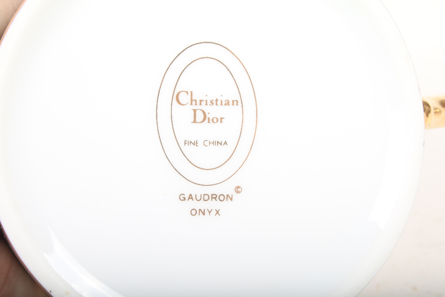 Set of Christian Dior "Guadron Onyx" Fine China