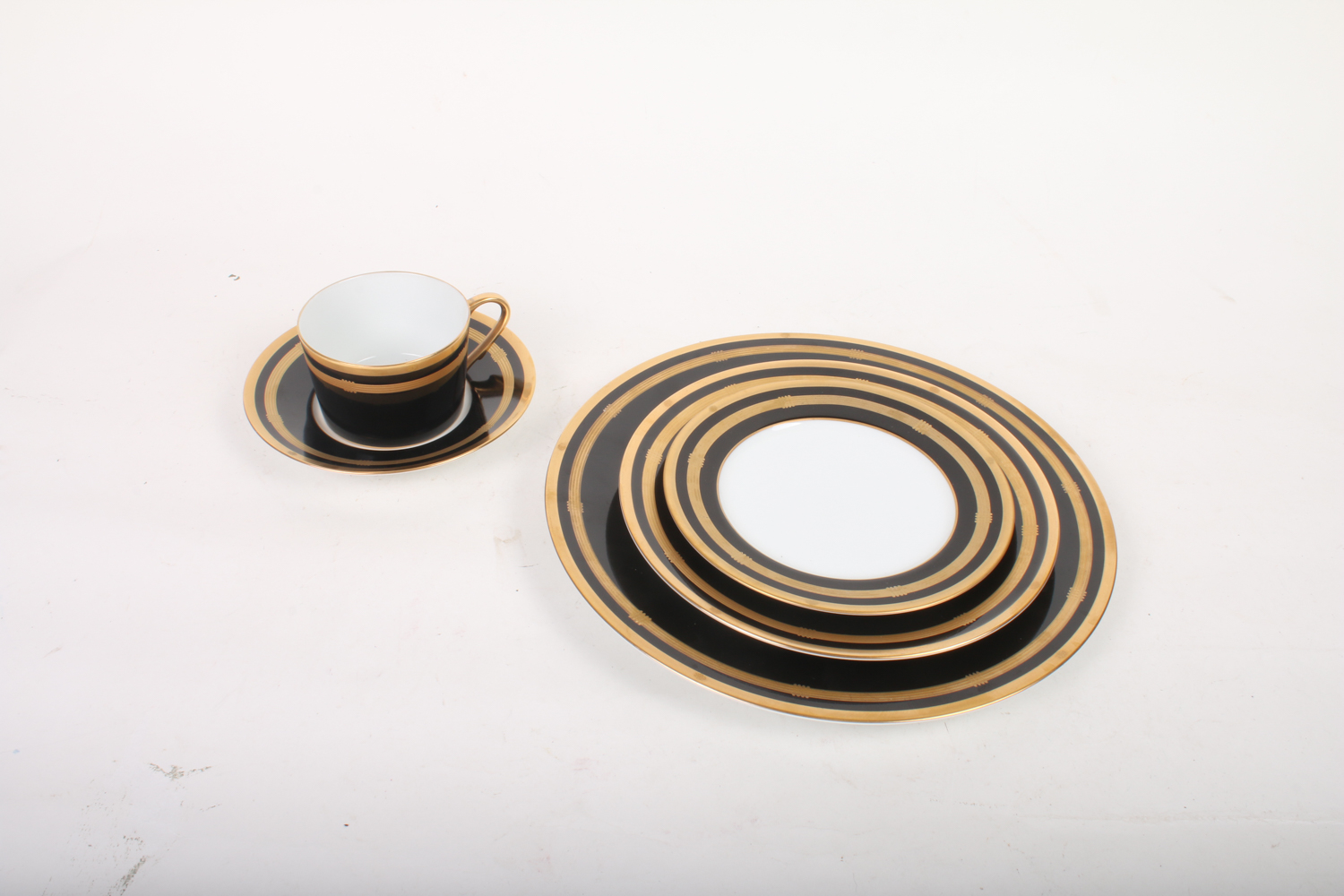 Set of Christian Dior "Guadron Onyx" Fine China