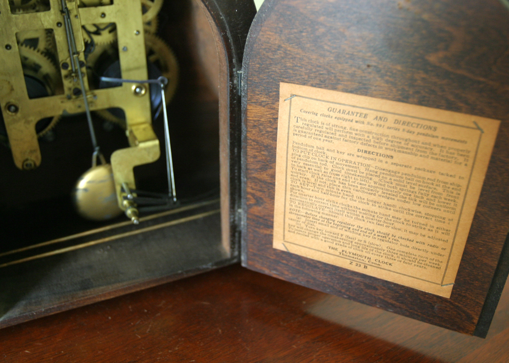 Vintage "Plymouth" Mantel Clock