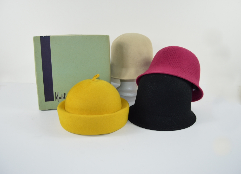 Vintage Ladies Hat and Wool Caps