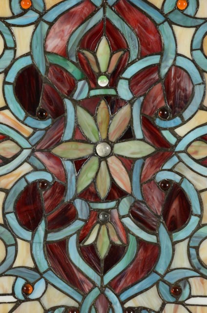 Framed Stained Glass Window