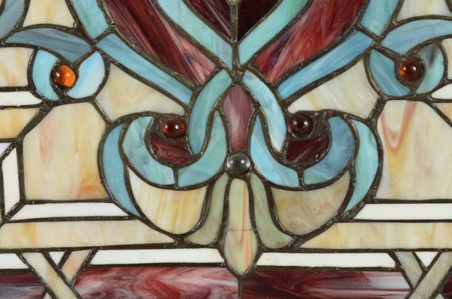 Framed Stained Glass Window