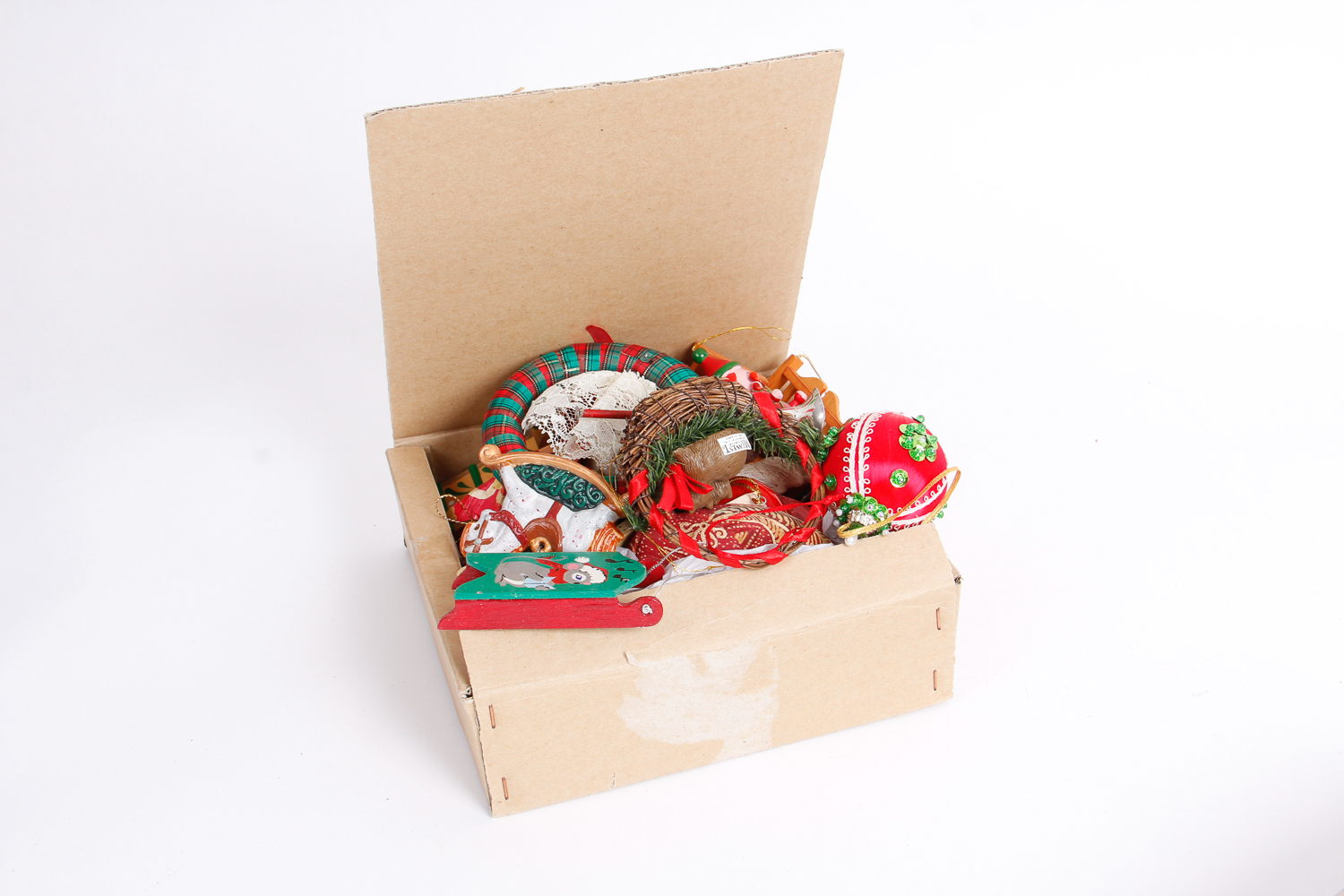 Christmas Decor Featuring a Cast Iron Tree Stand