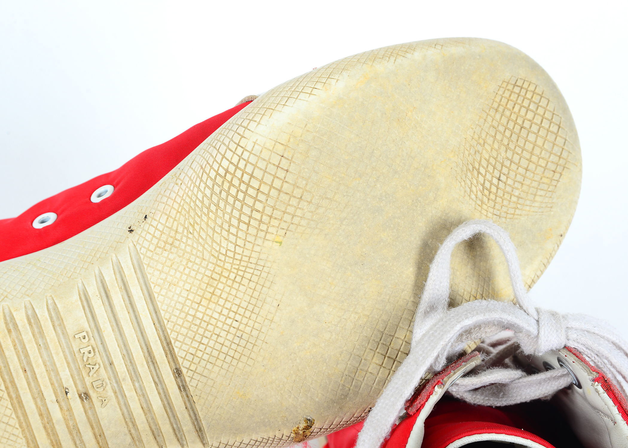 Red Prada Tennis Shoes