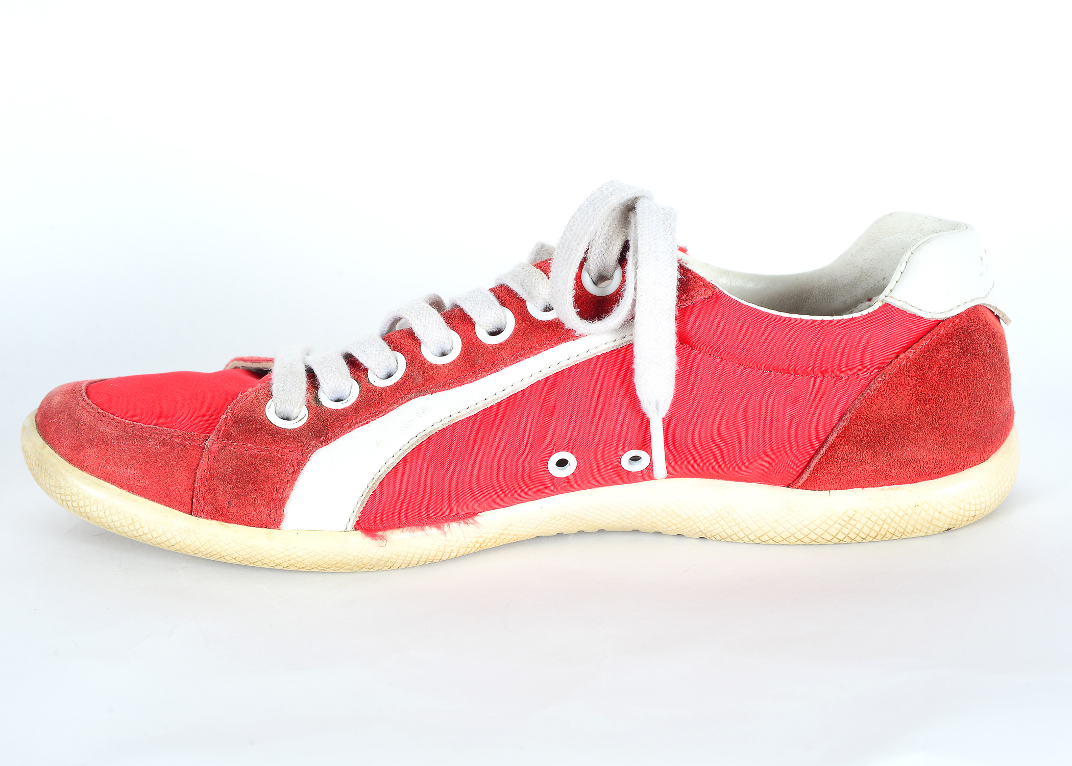 Red Prada Tennis Shoes