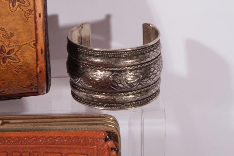 Collection of Mexican Leather Wallets and Accessories