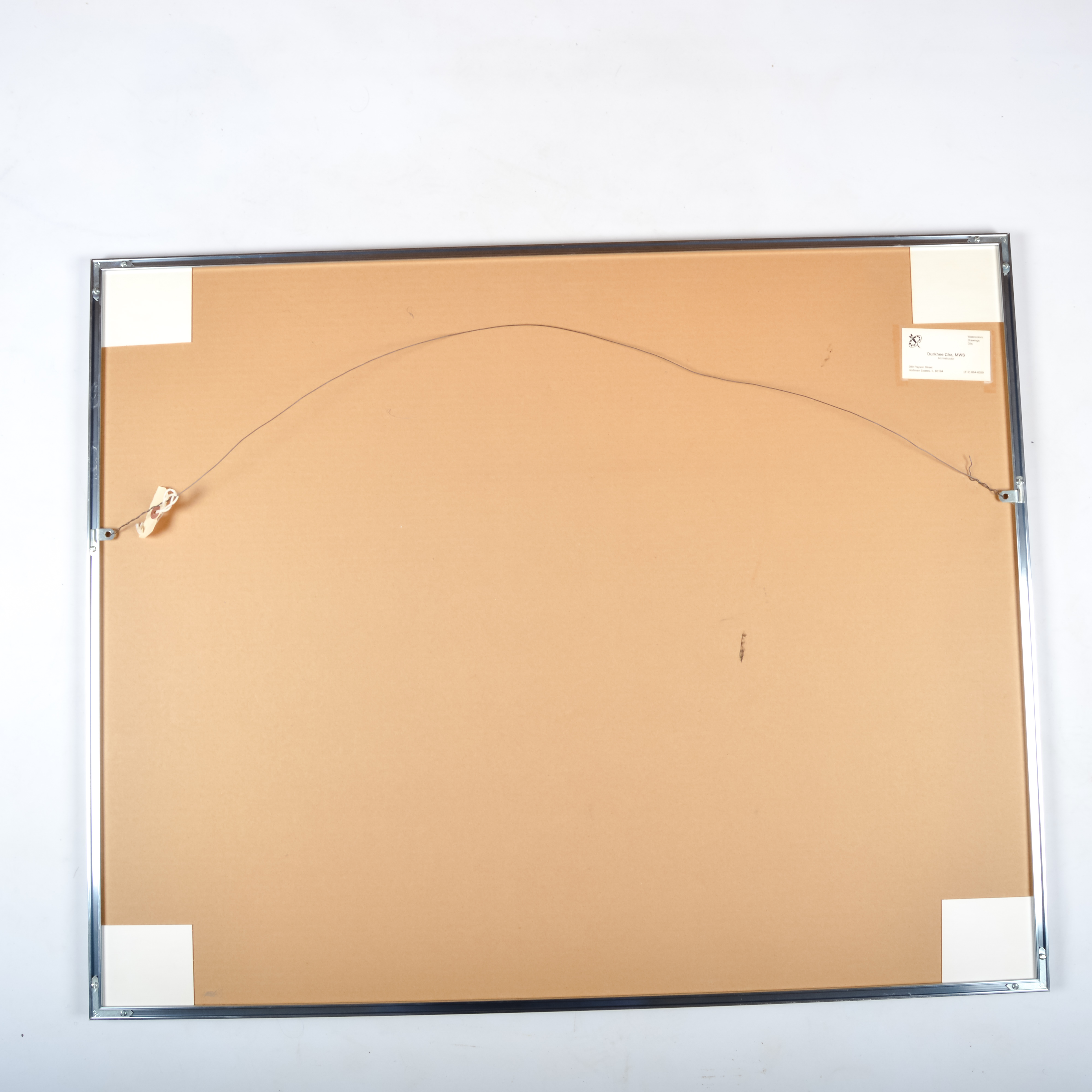 Framed Original Watercolor After Gustav Klimt Collected Works