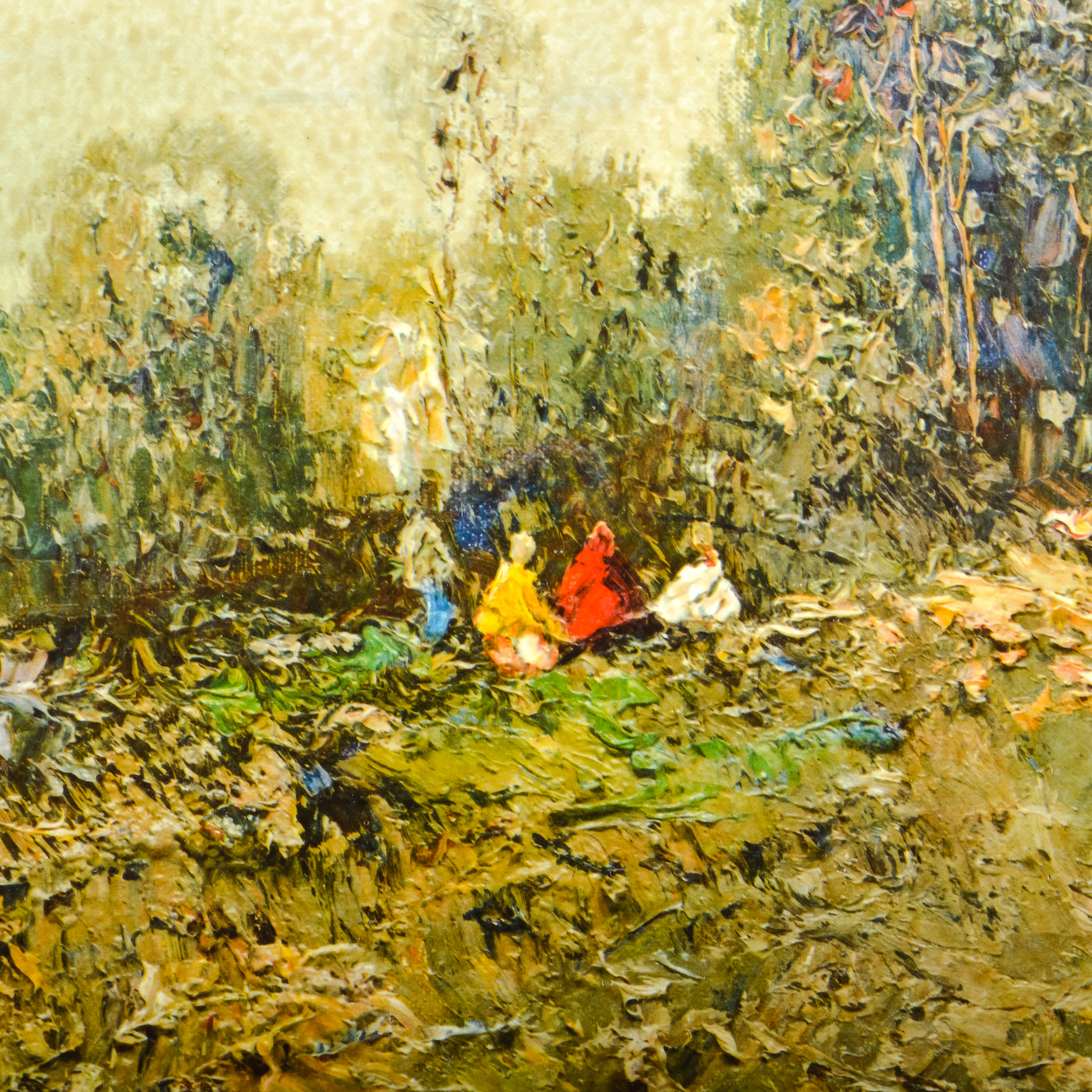 "Summer Day on the Lake" Original Oil on Board by Willi Bauer