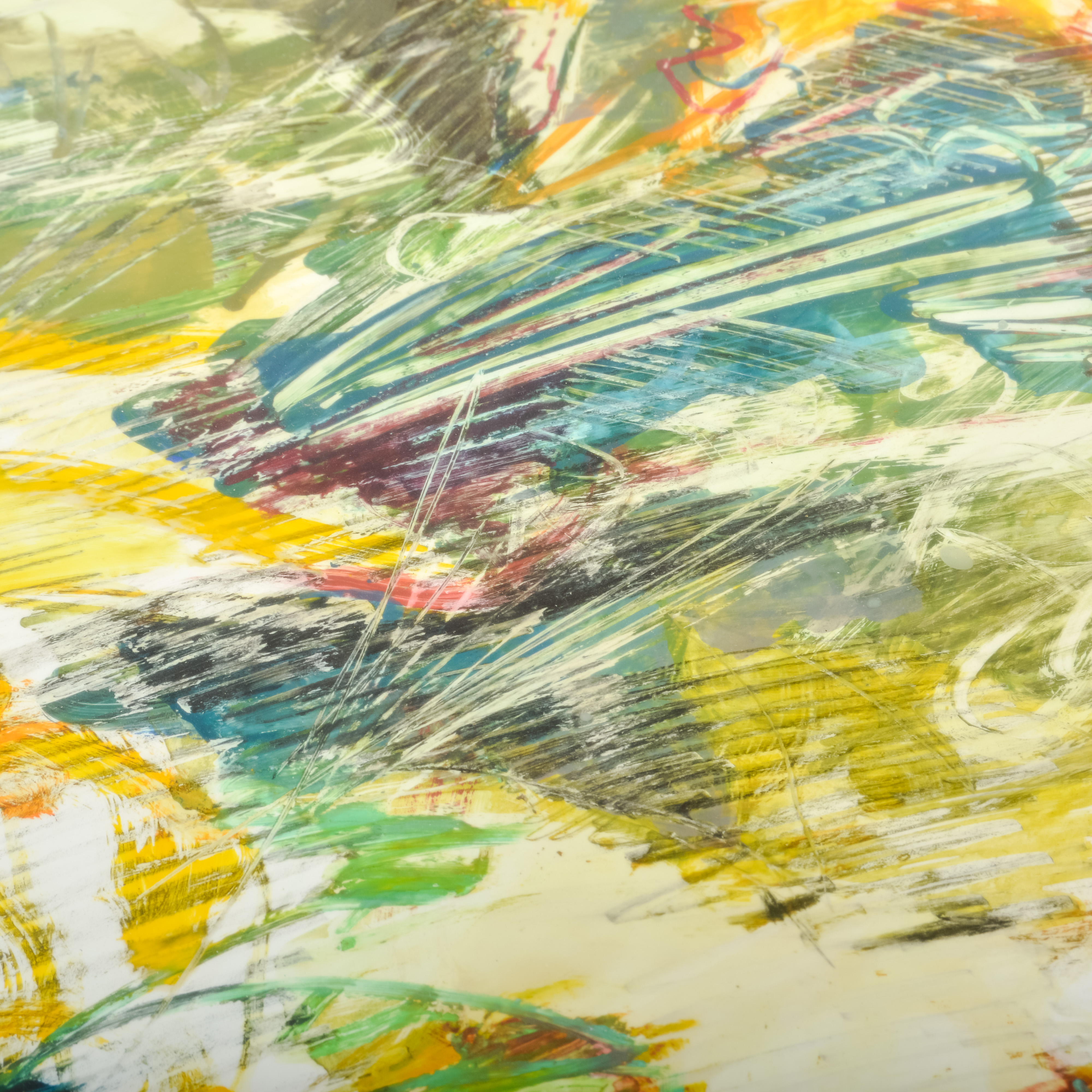 Signed, Original Graphite and Oil on Paper by E.P. Rosen