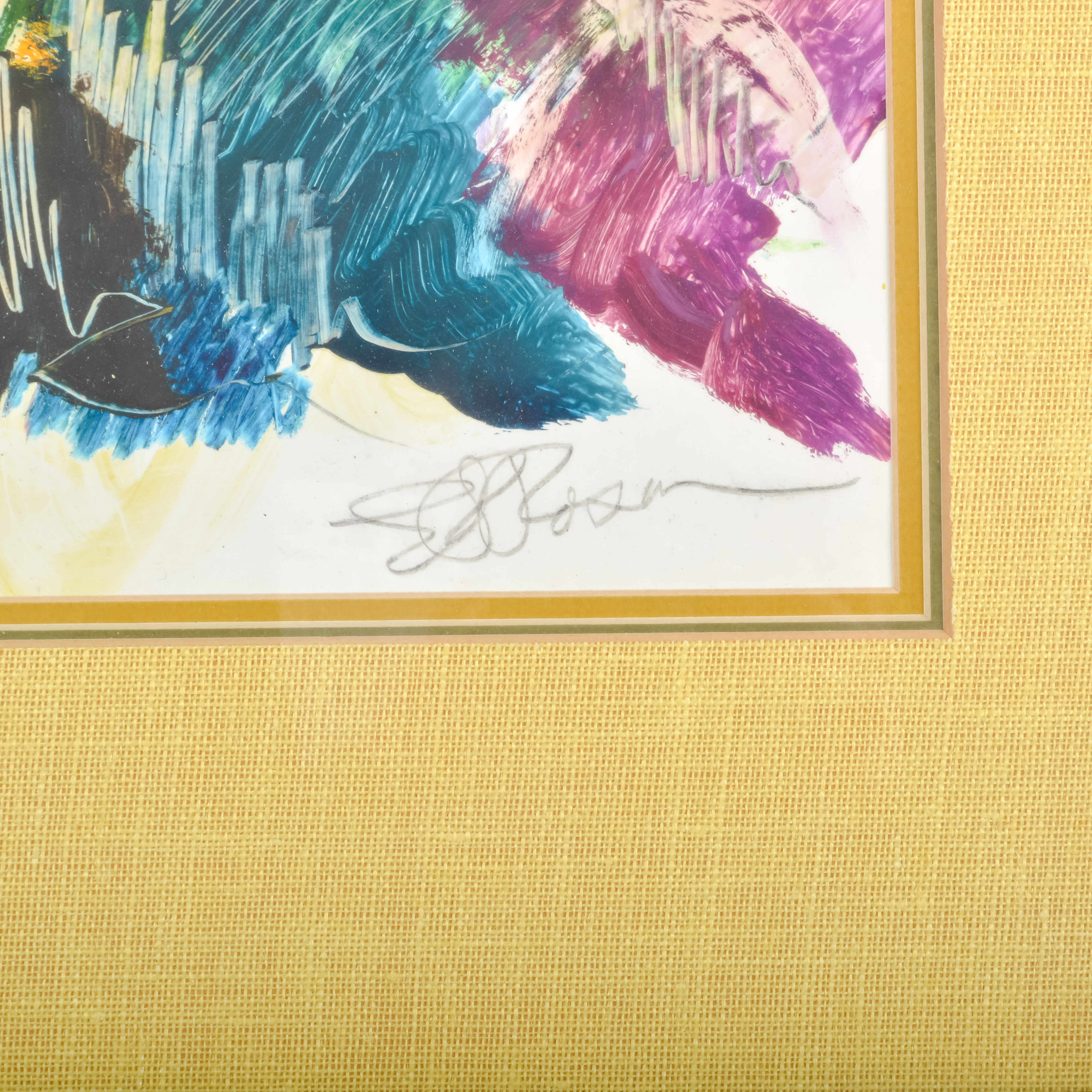 Signed, Original Graphite and Oil on Paper by E.P. Rosen