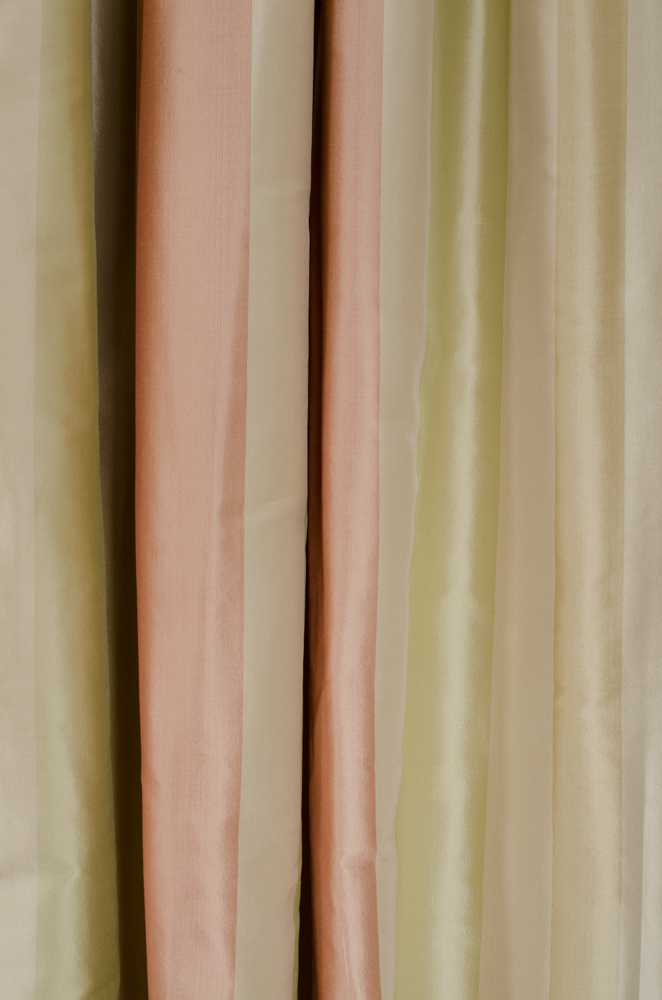 Old World Weavers "Rigato Seta" Silk Drapery Panels