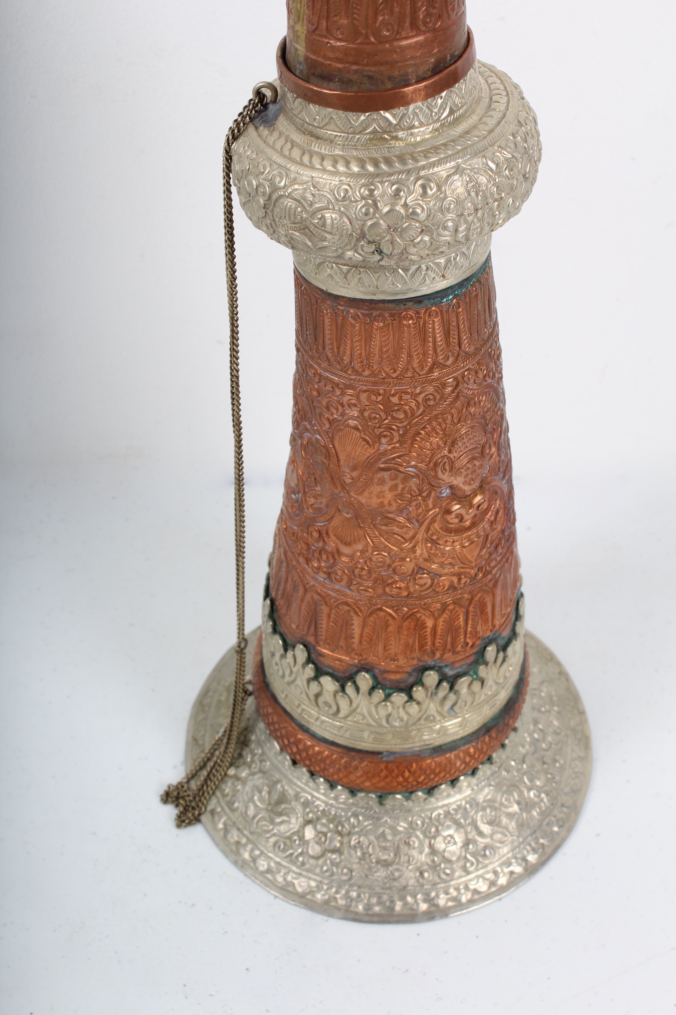 Curved Tibetan Copper Mountain Horn