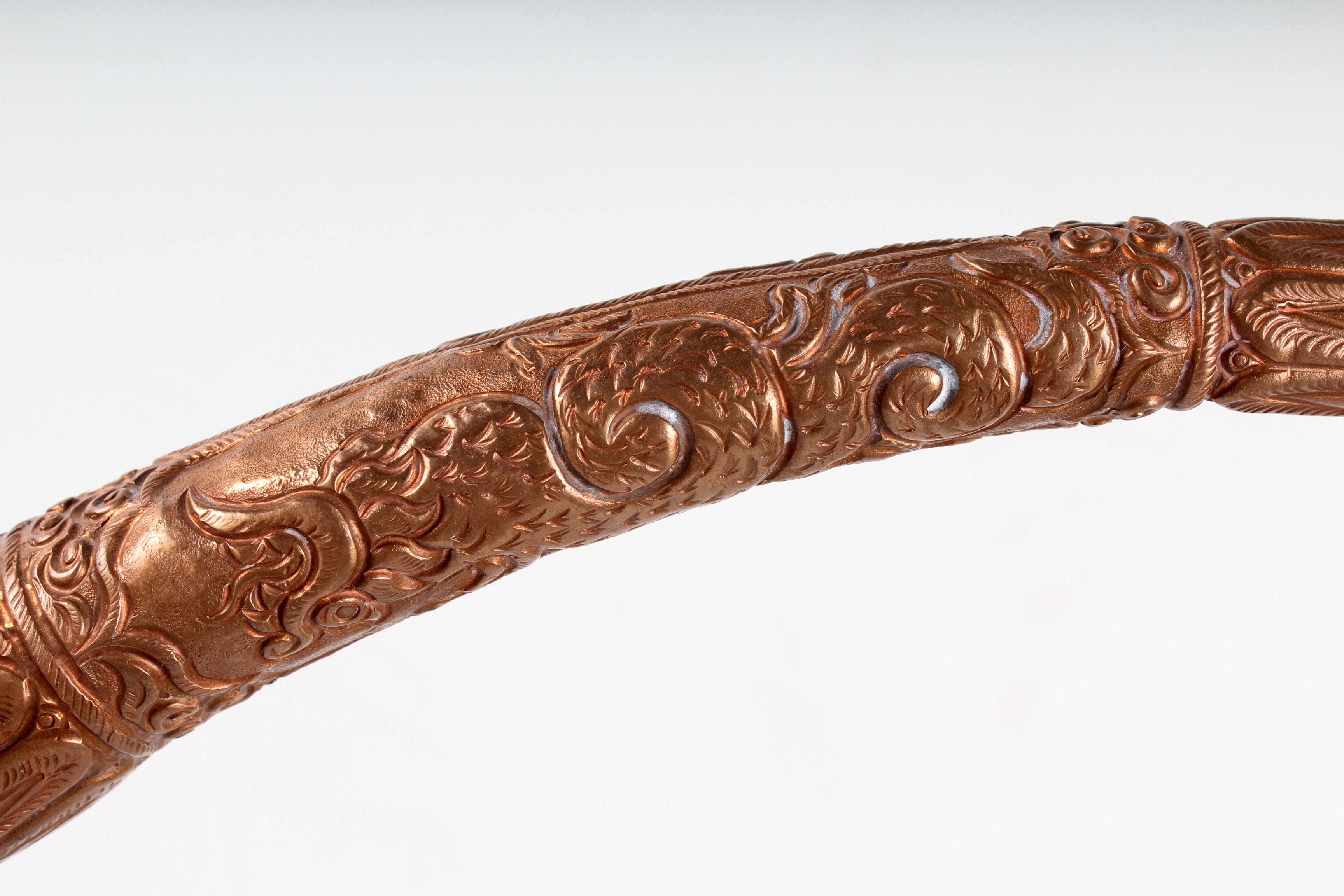 Curved Tibetan Copper Mountain Horn