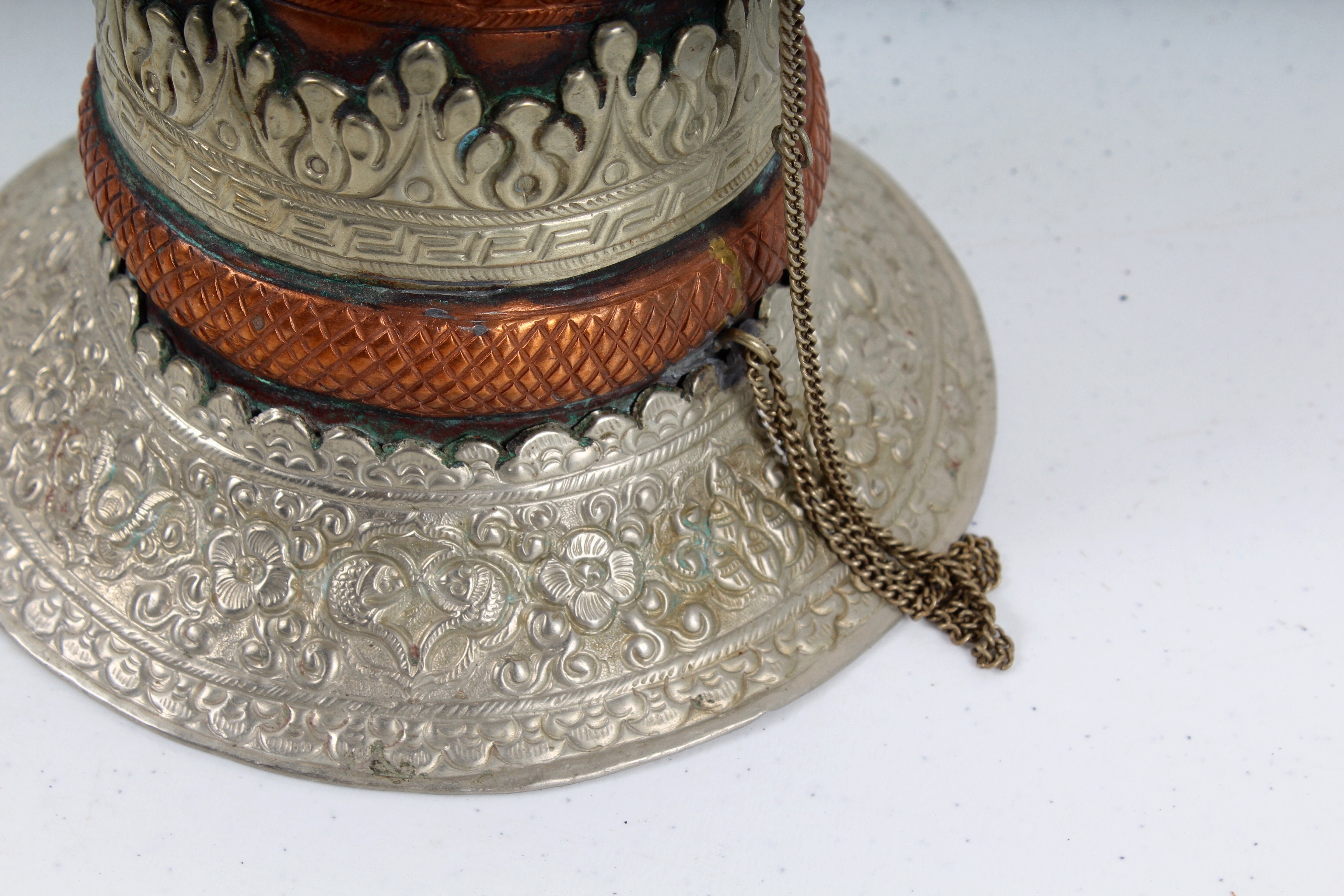 Curved Tibetan Copper Mountain Horn