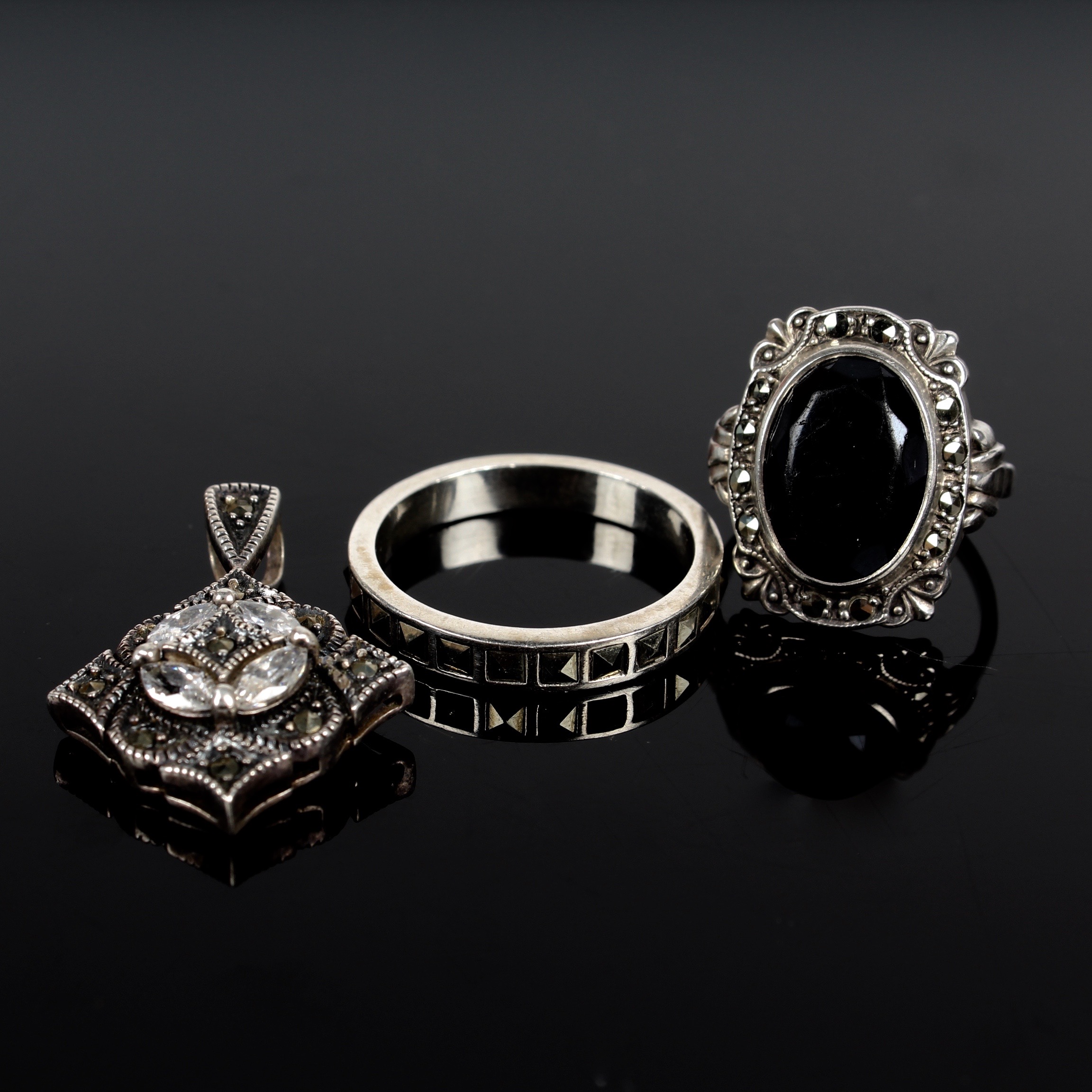 Sterling Silver and Marcasite Jewelry Collection