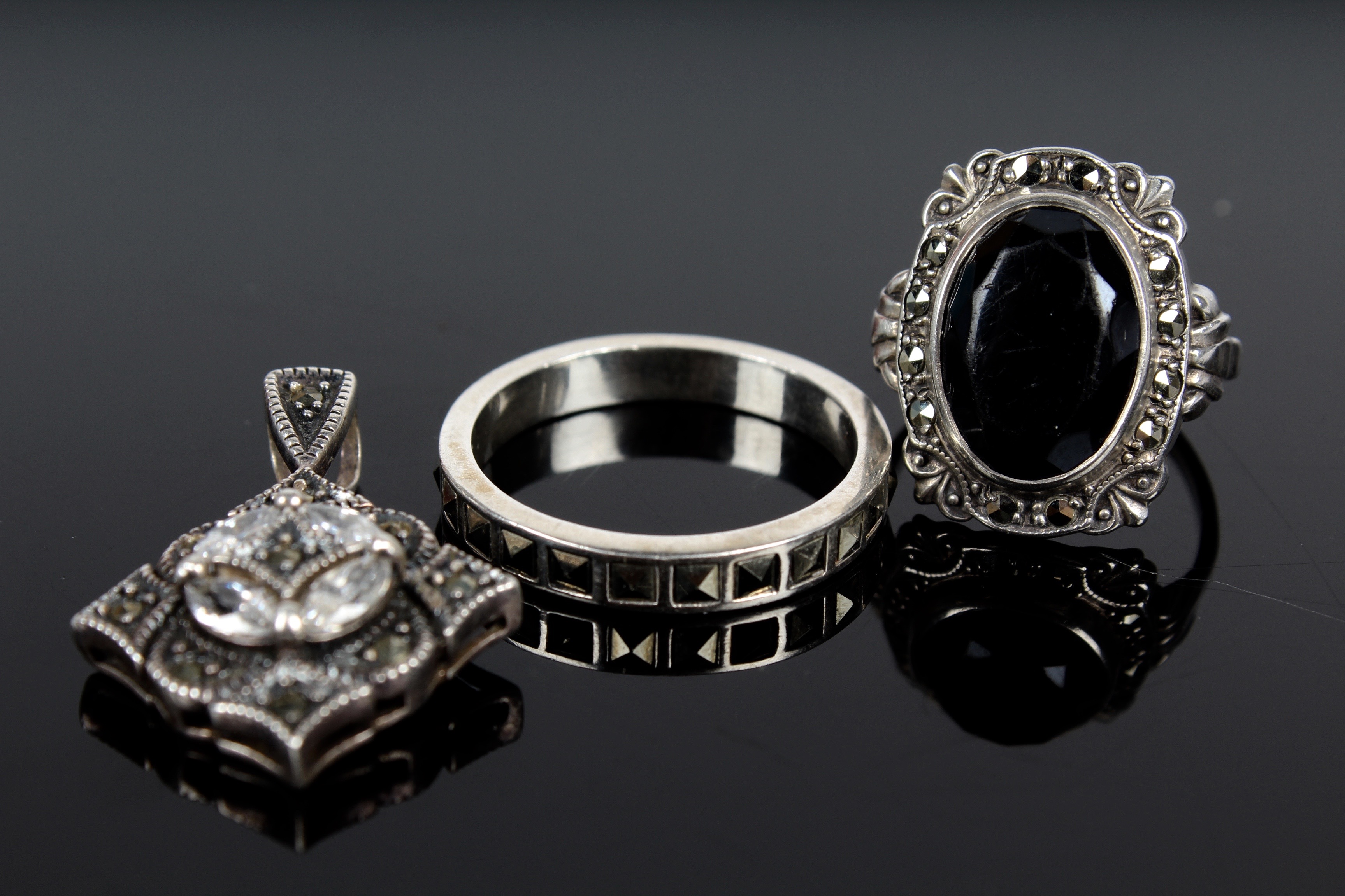Sterling Silver and Marcasite Jewelry Collection