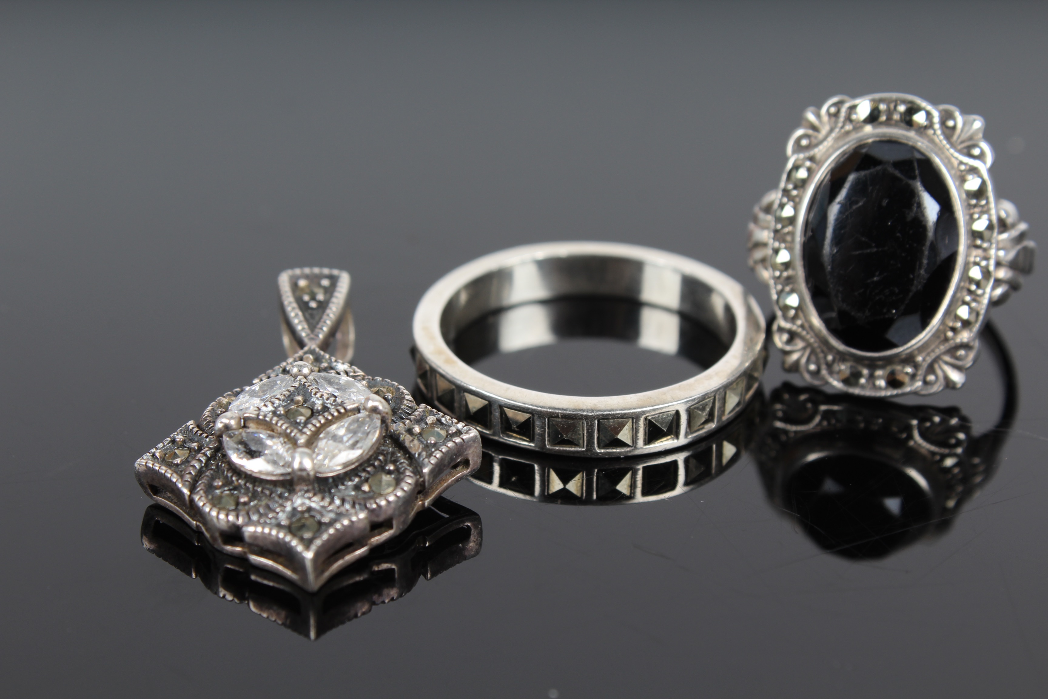 Sterling Silver and Marcasite Jewelry Collection