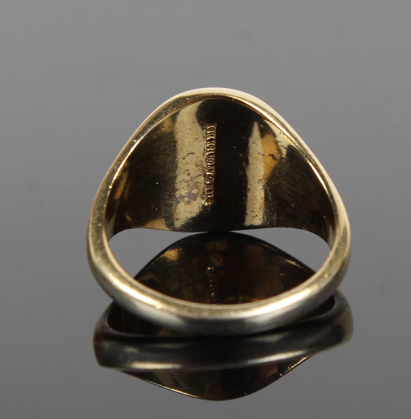 Gold Plated Sterling Silver Silhouette Ring