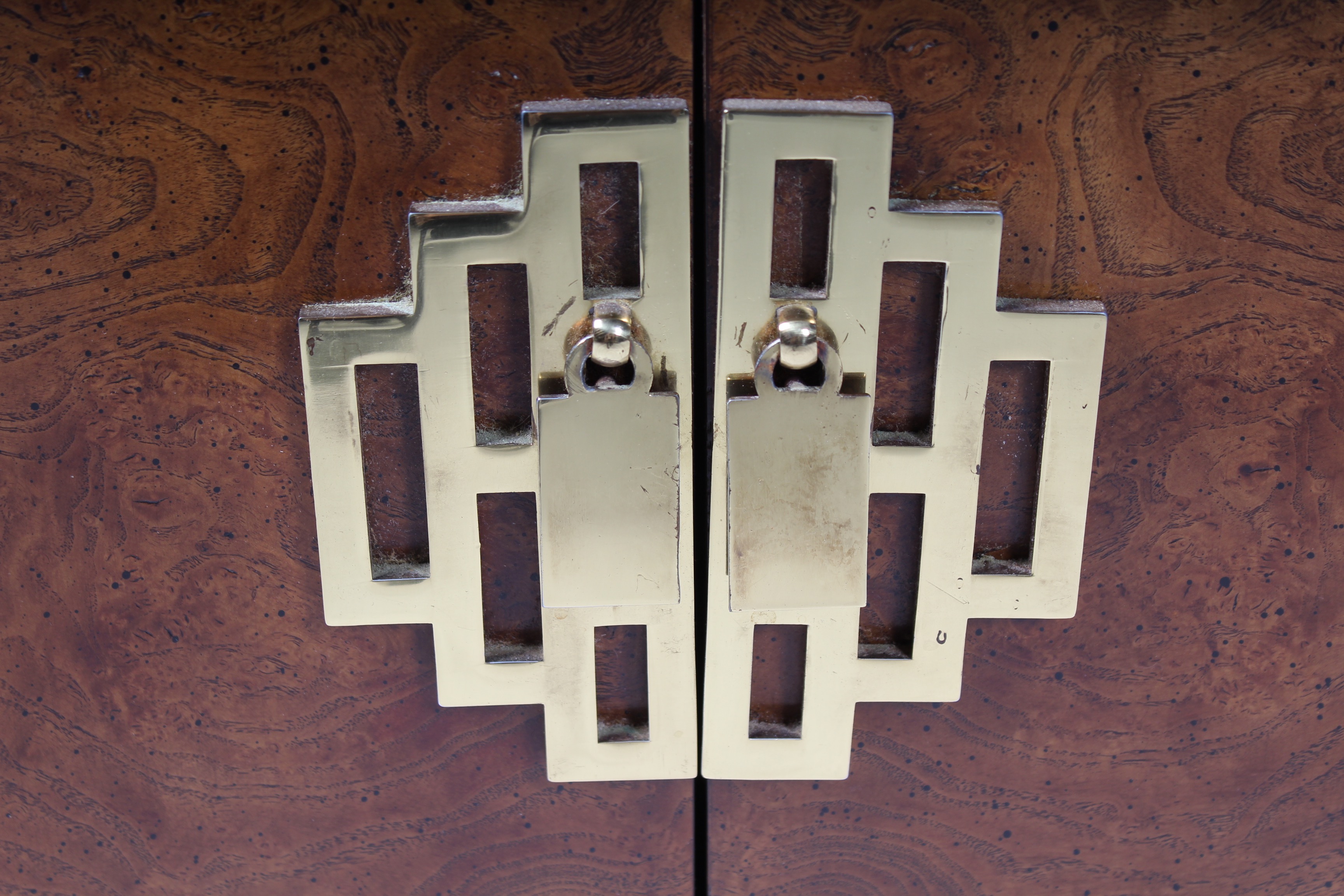 Set of Matching Vintage Asian Inspired Nightstands by Century