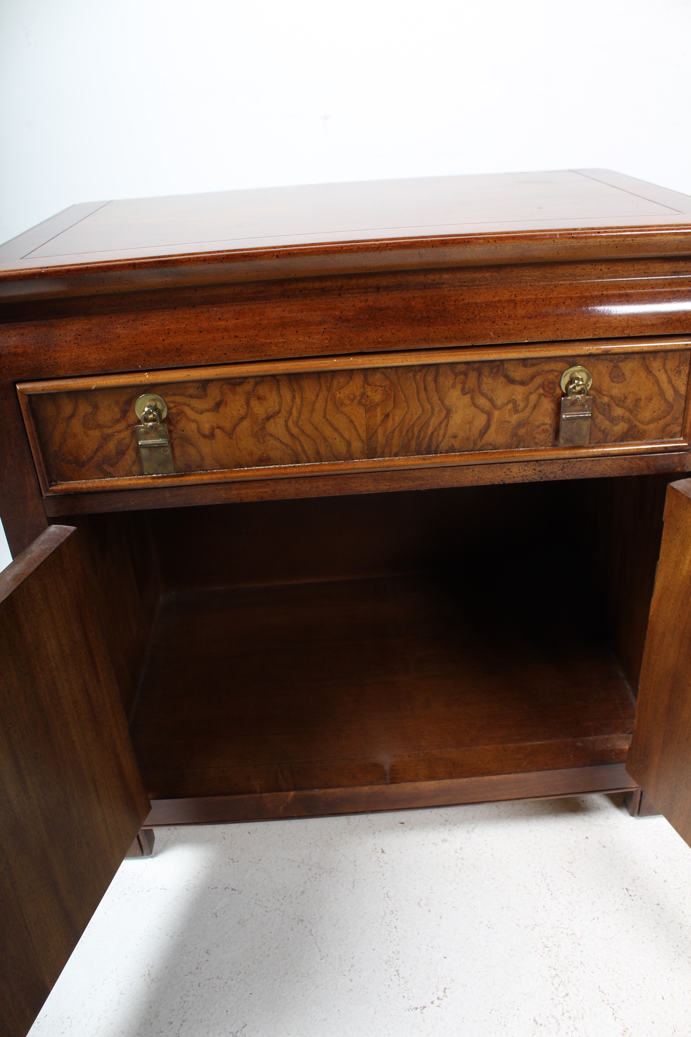 Set of Matching Vintage Asian Inspired Nightstands by Century