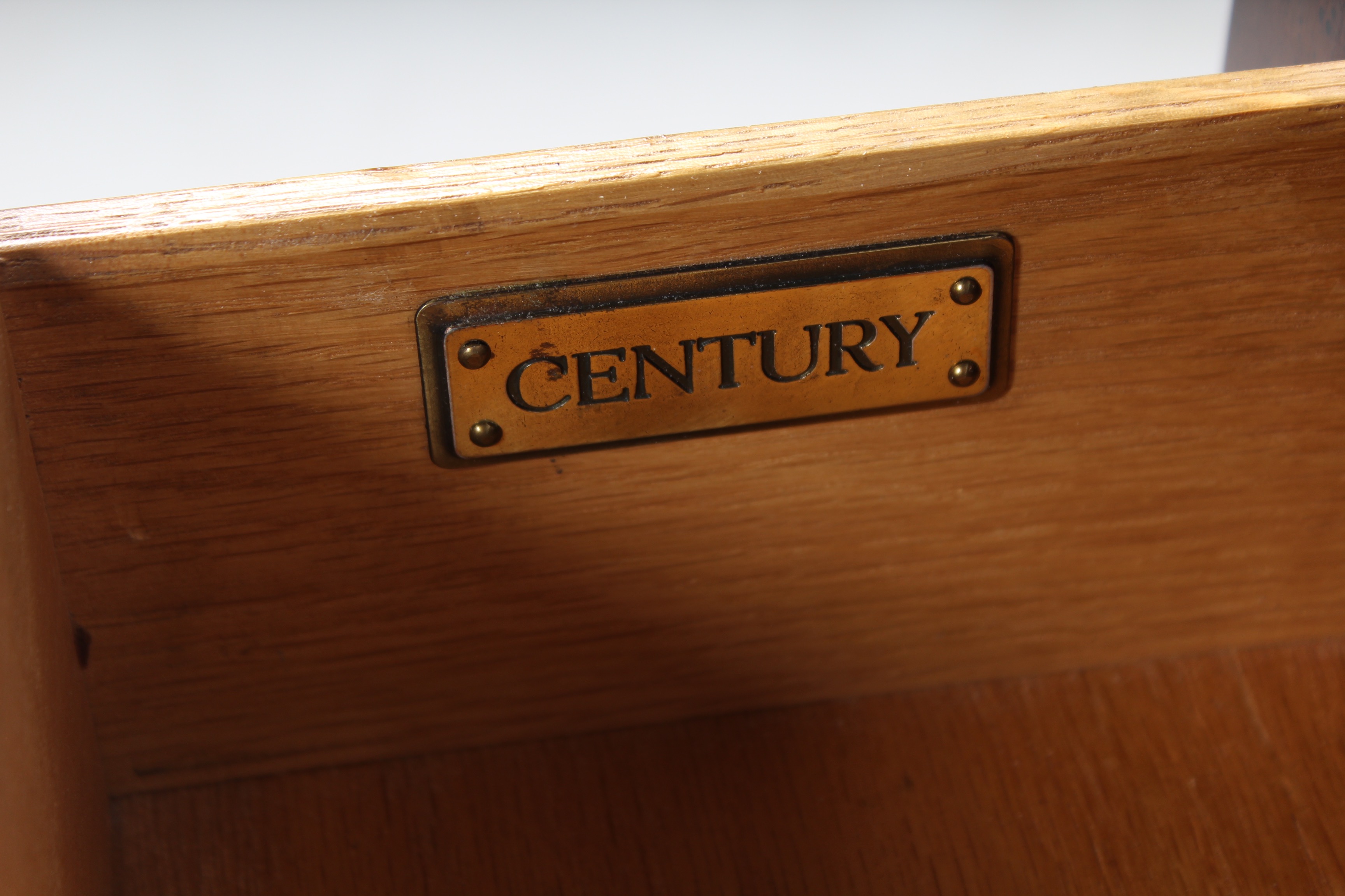 Set of Matching Vintage Asian Inspired Nightstands by Century