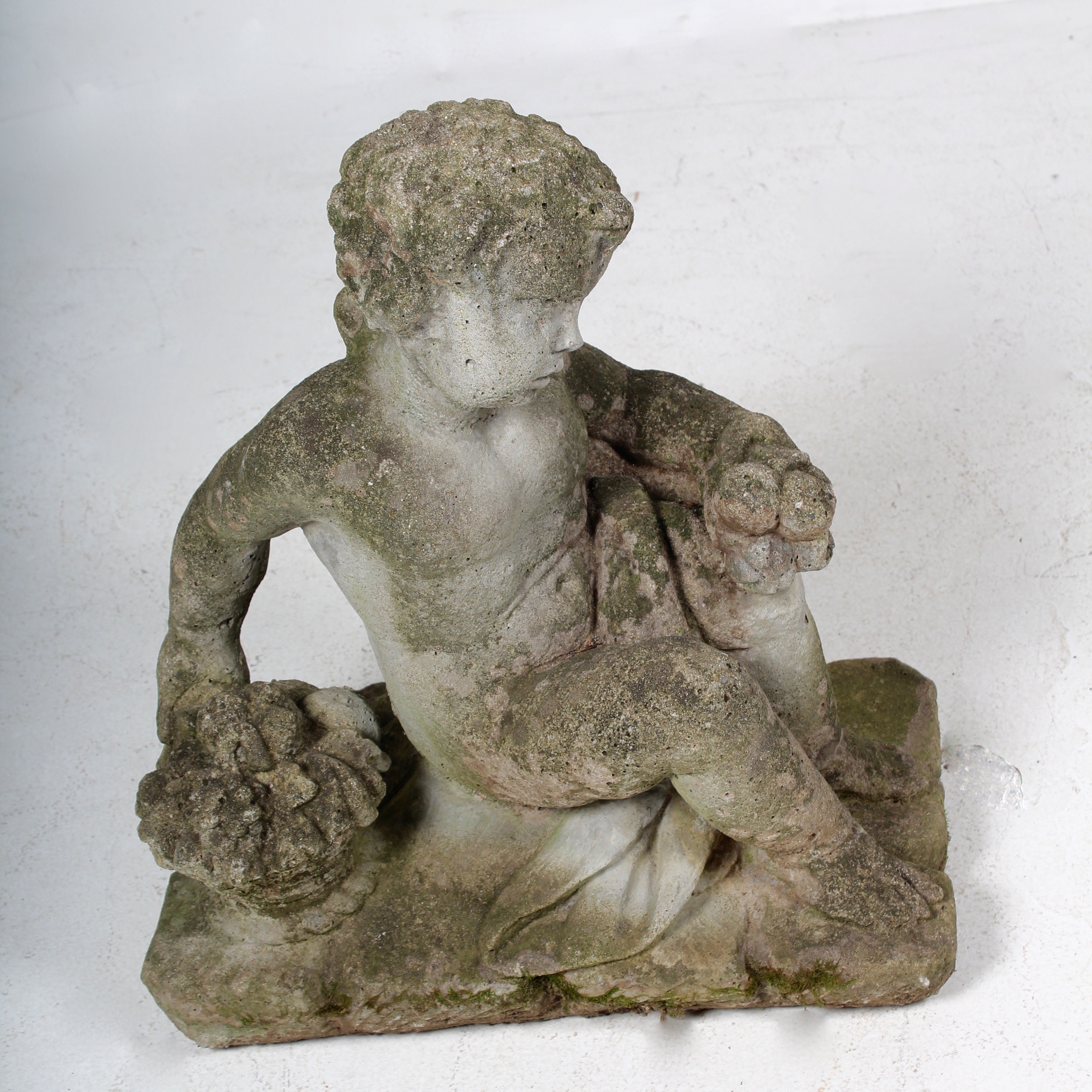 Summer Themed Concrete Garden Statue