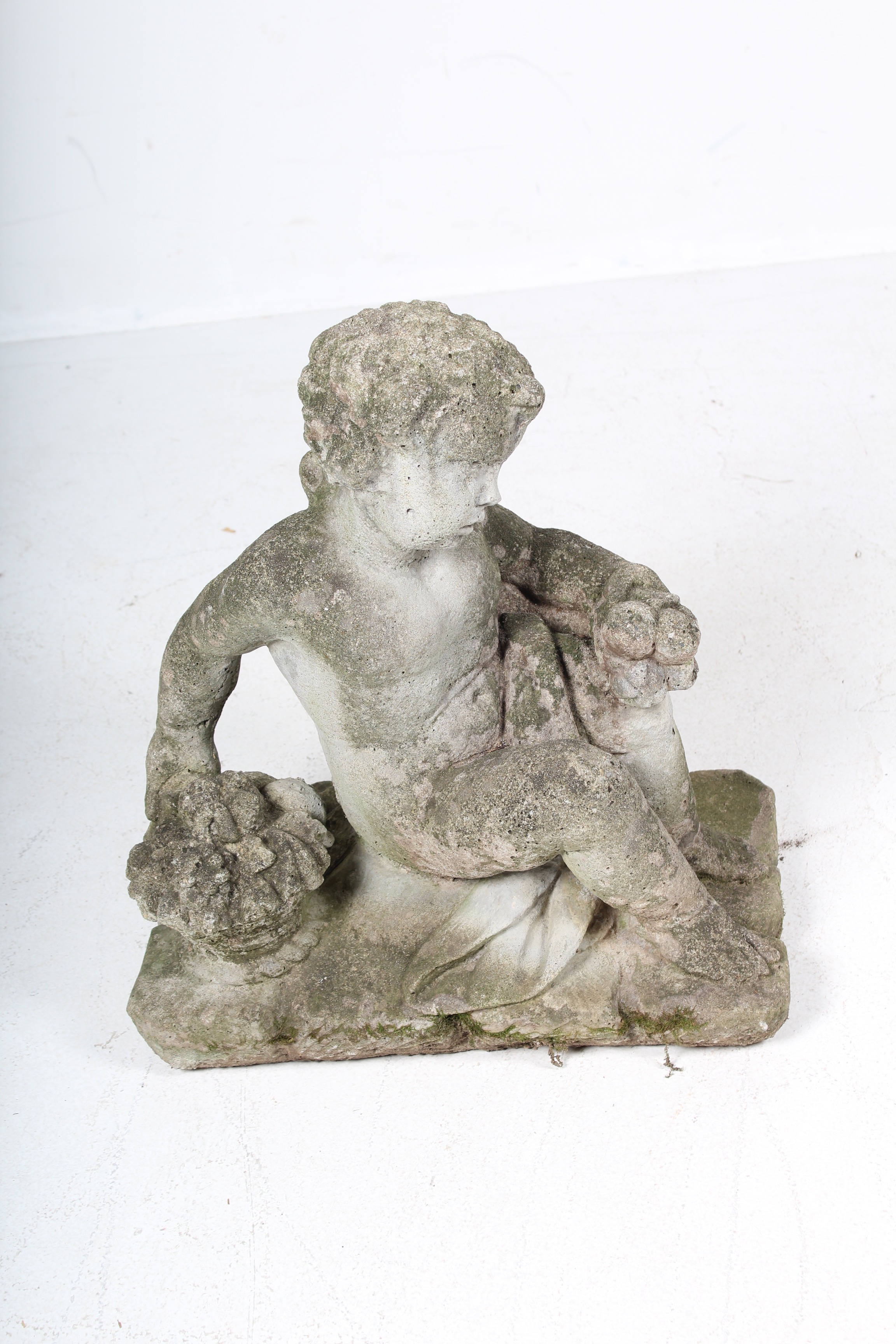 Summer Themed Concrete Garden Statue