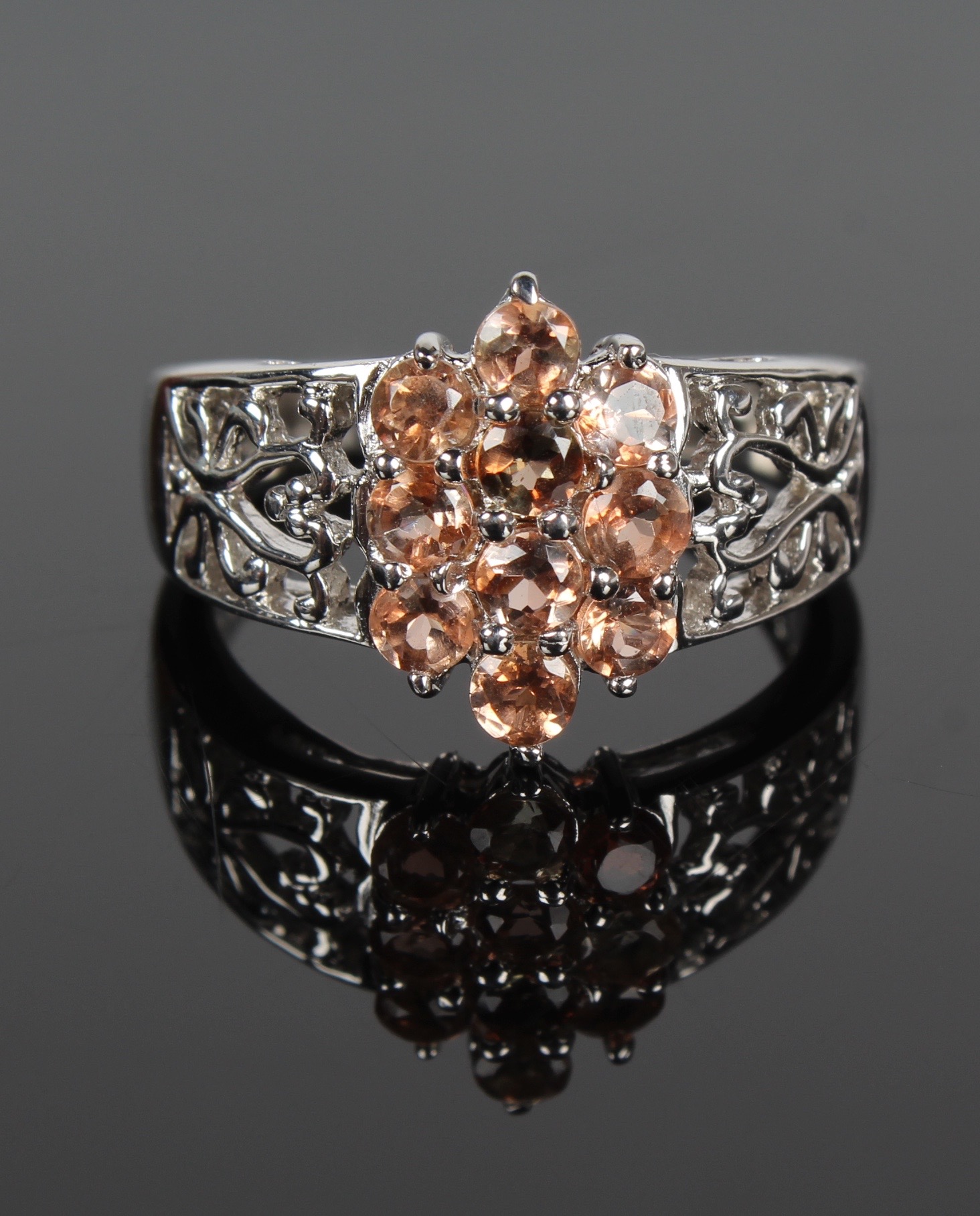 Trio of Sterling Silver Cocktail Rings