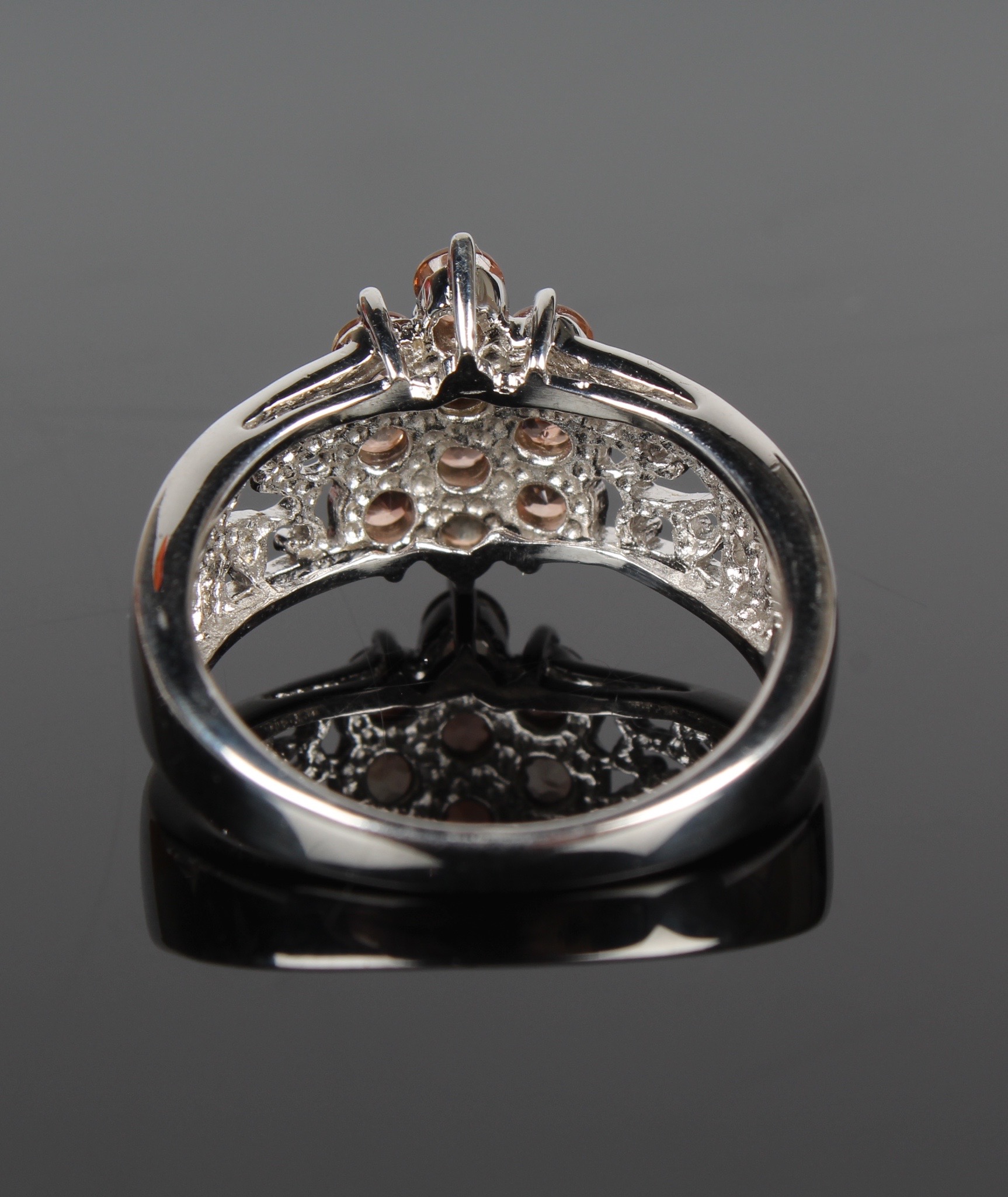 Trio of Sterling Silver Cocktail Rings