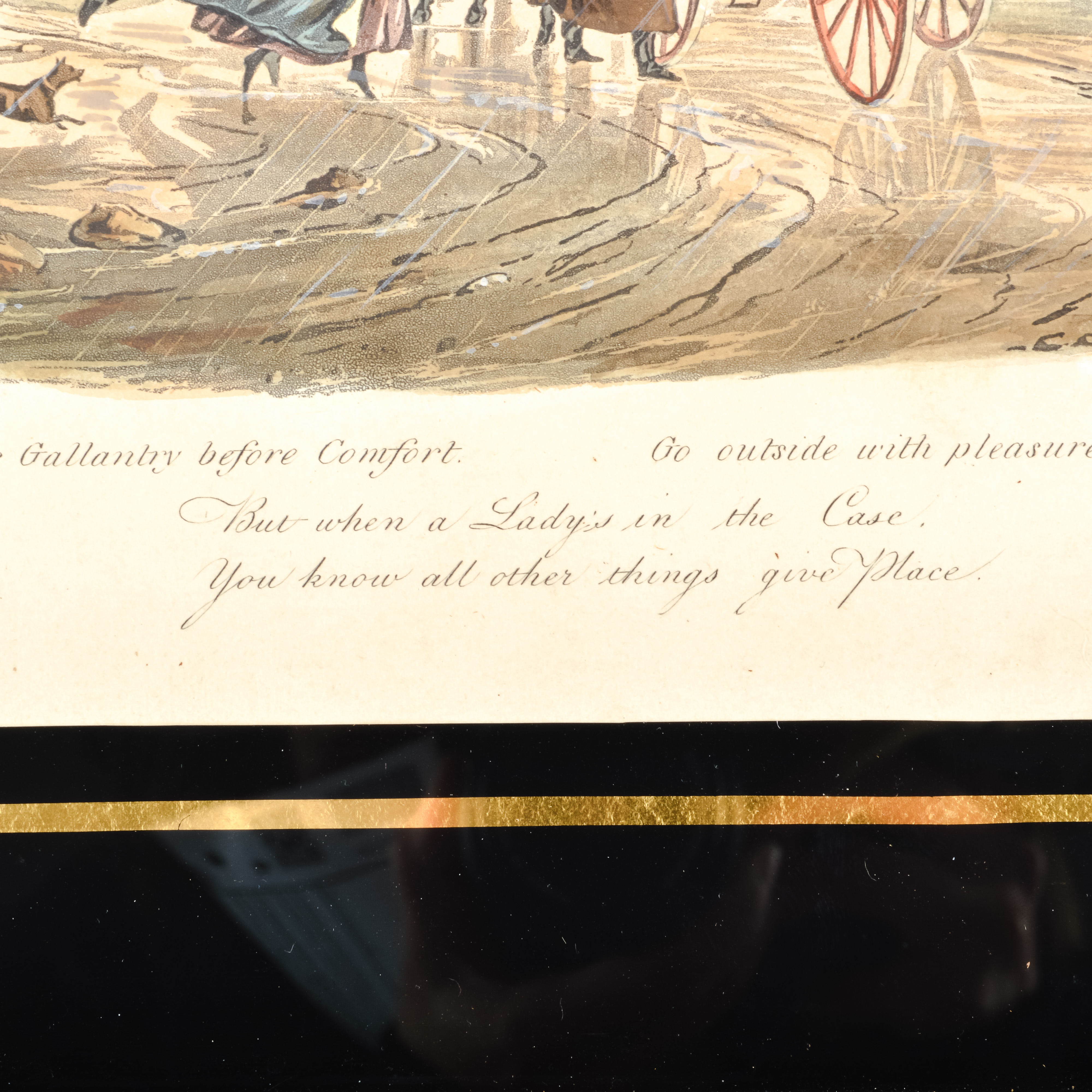 Pair of 19th C. "Scenes on the Road" Plates by C.B. Newhouse