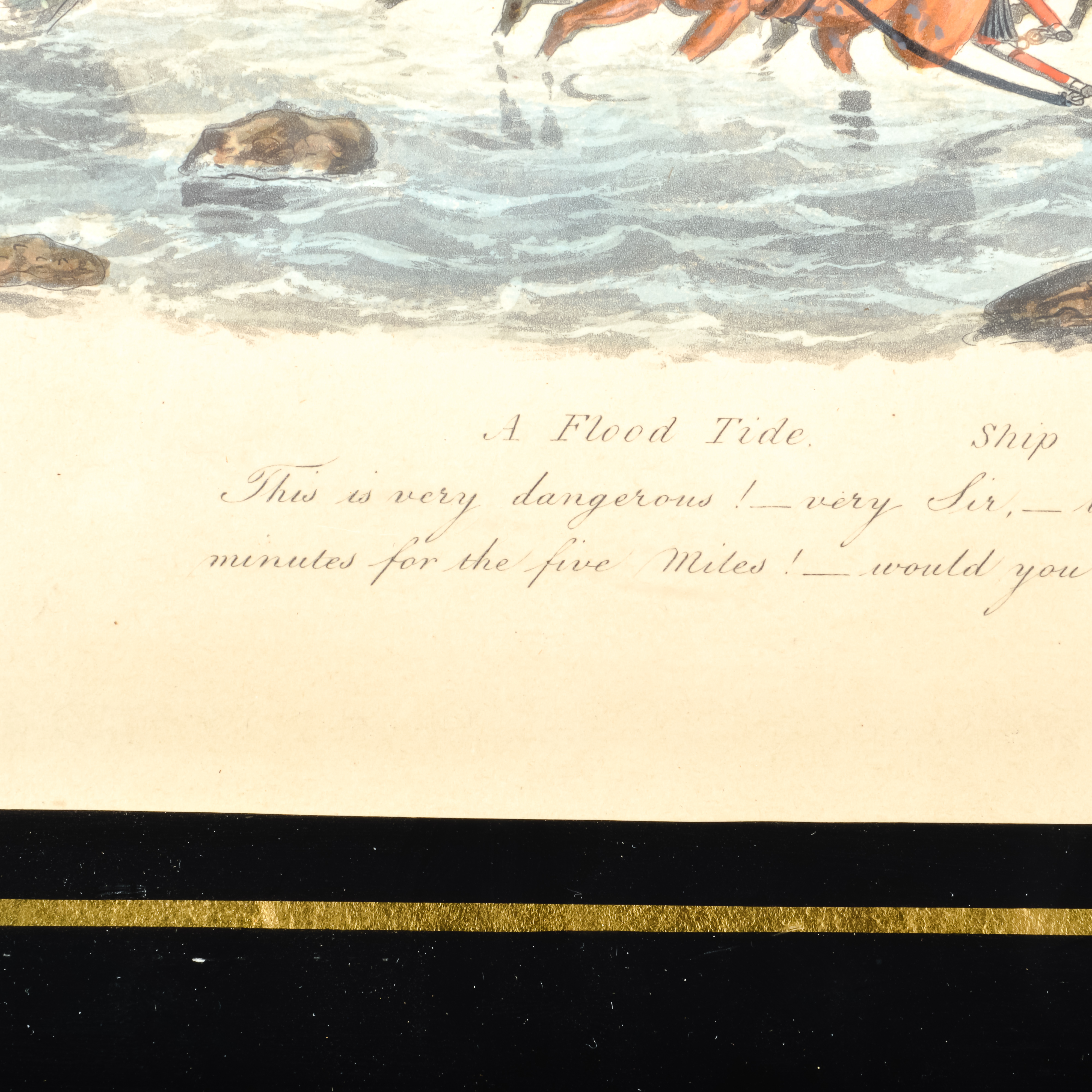 Pair of 19th C. "Scenes on the Road" Plates by C.B. Newhouse