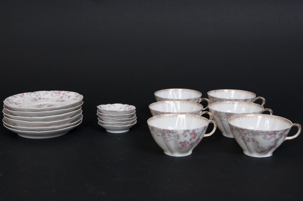 Antique Haviland for Fort Worth China Co Tea Set