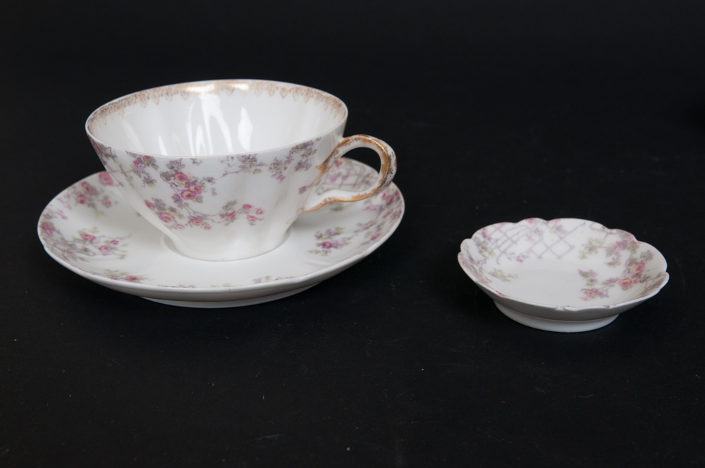 Antique Haviland for Fort Worth China Co Tea Set