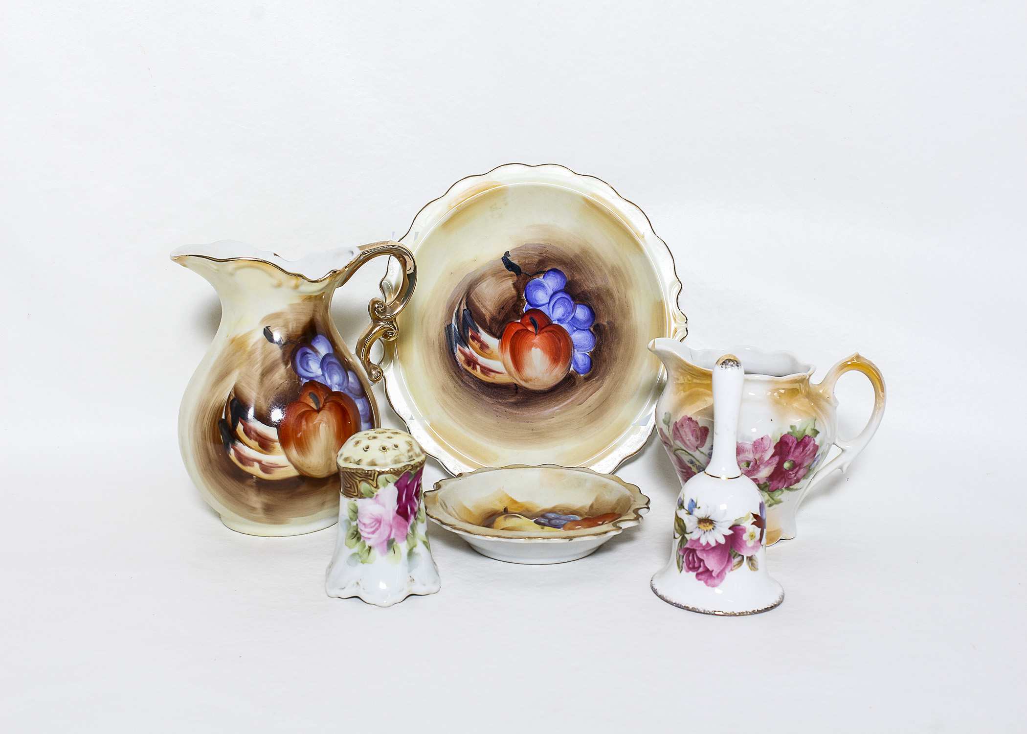 Variety of Hand Painted Dishes