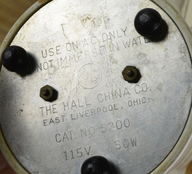 Three Chemex Filter Drip Coffee Maker and The Hall China Co Porcelain Percolater