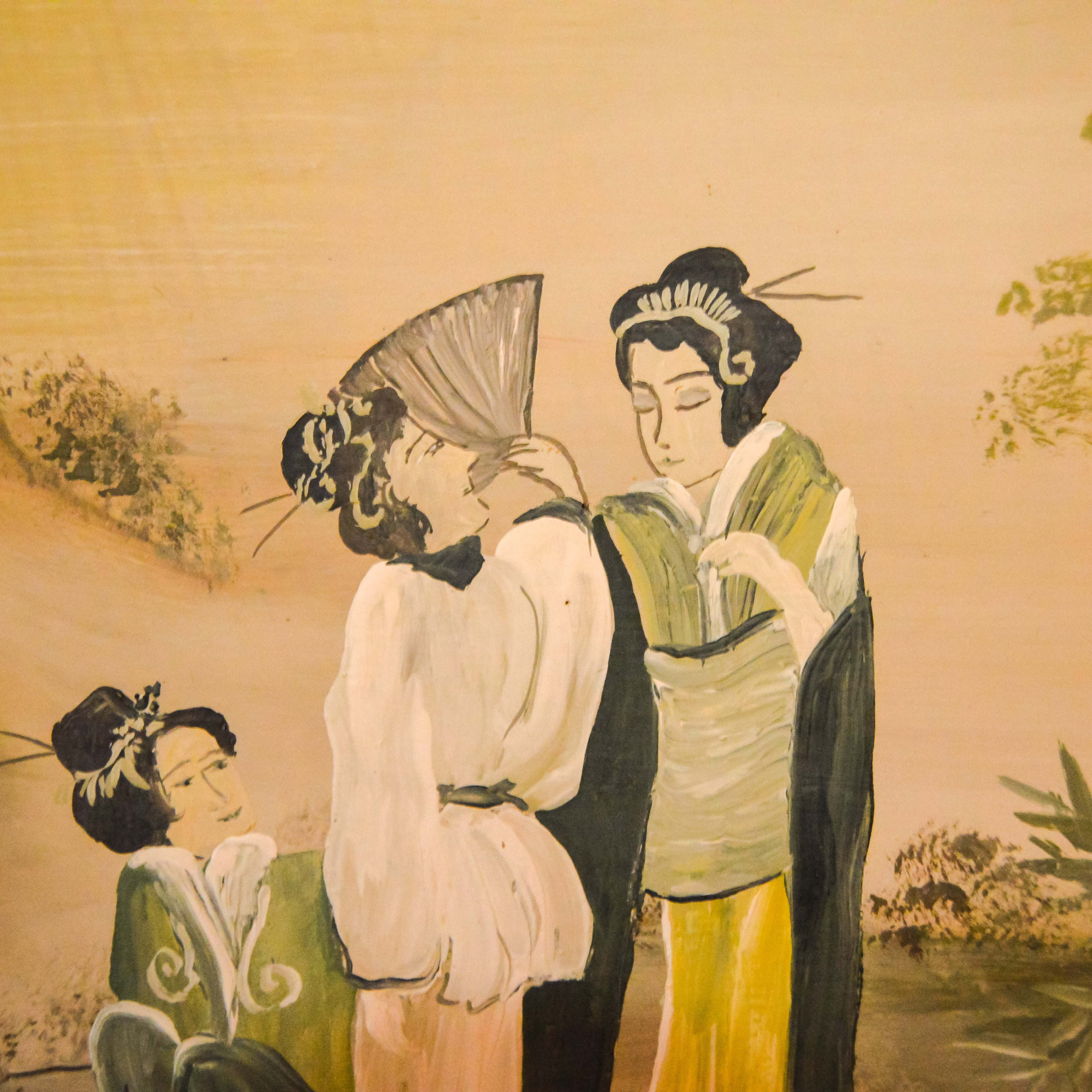 Signed Lucien Leinfelder Painted Panel