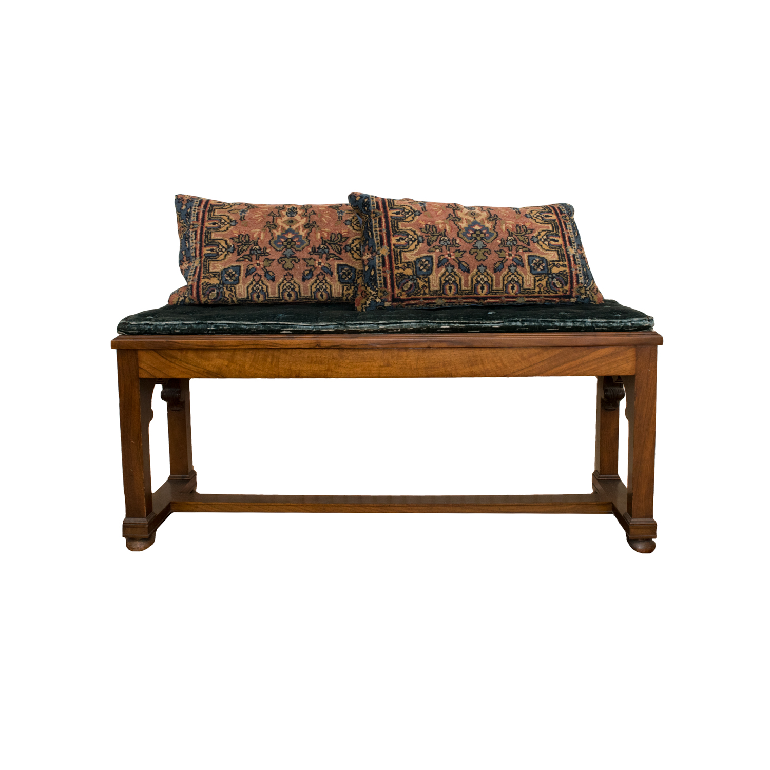 Victorian Style Oak Bench