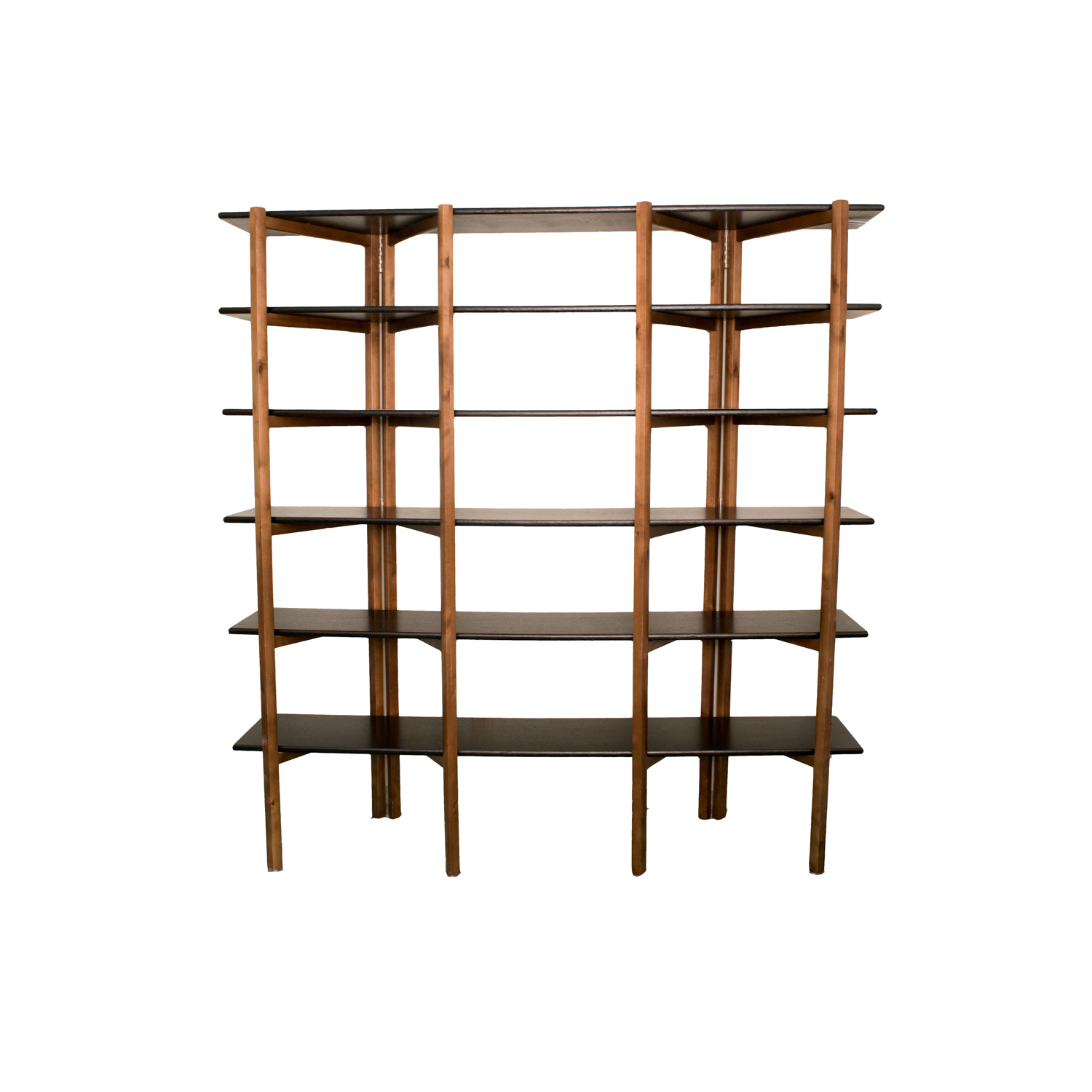 Contemporary Walnut Bookcase