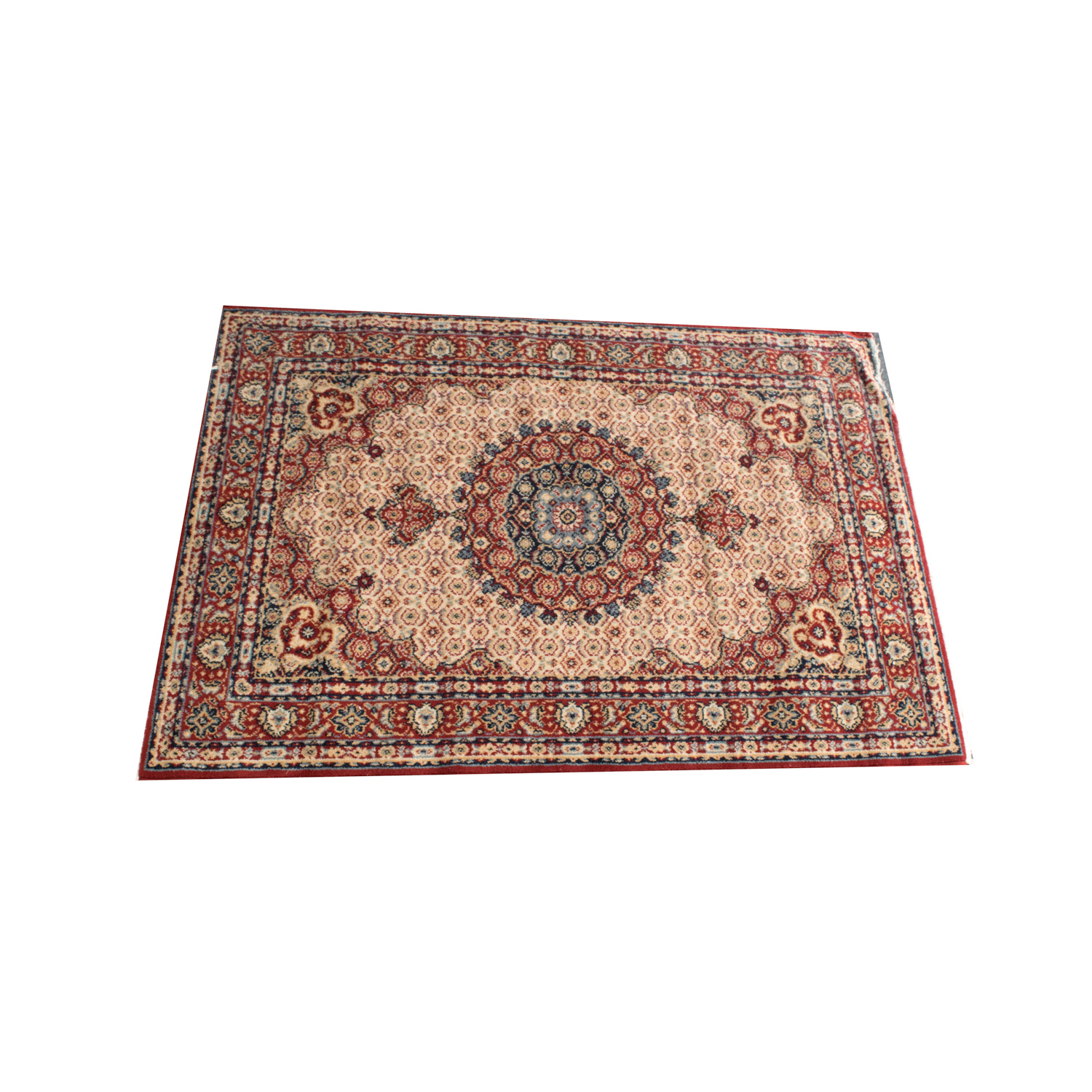 Handwoven Wool Kashan Area Rug